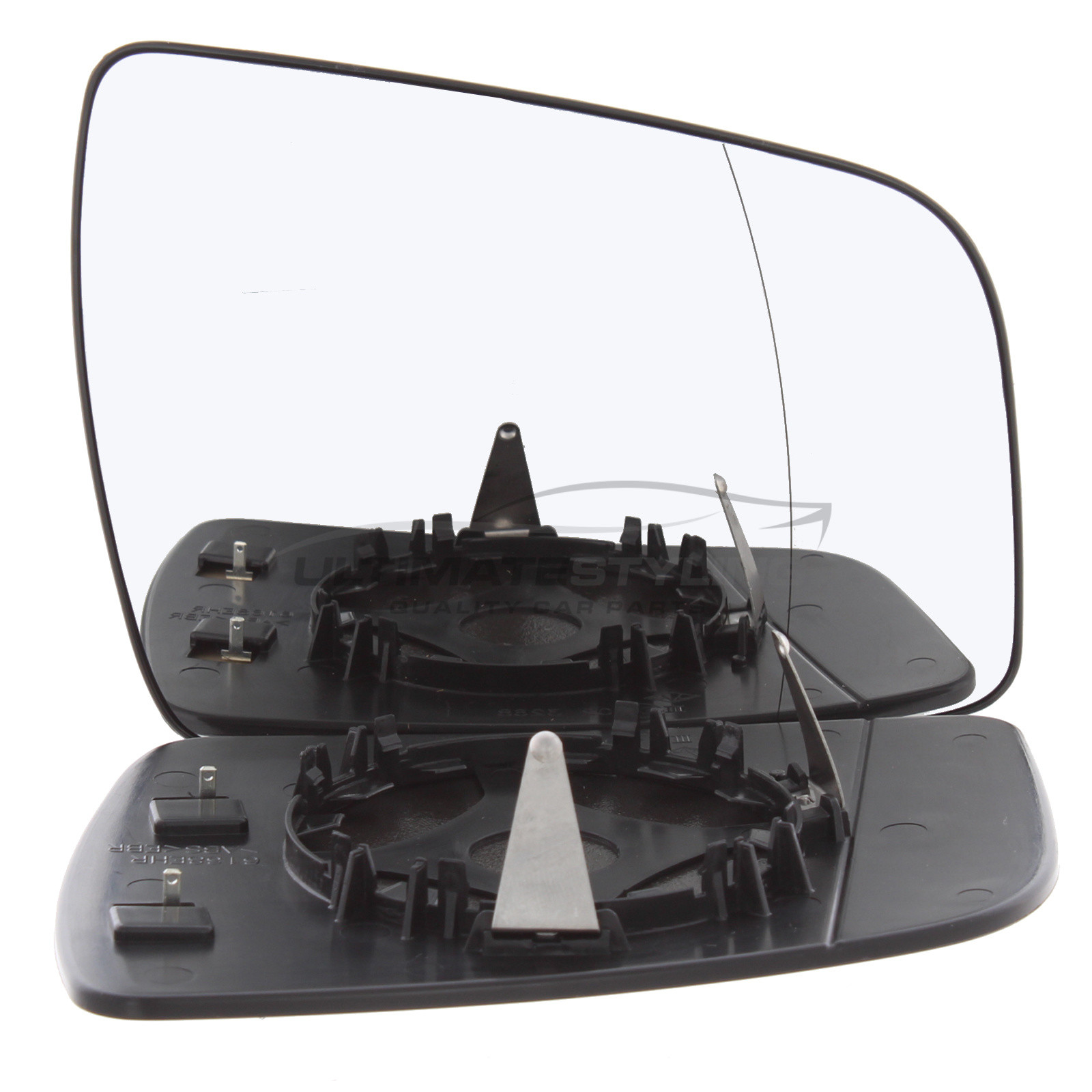 Vauxhall Zafira 2008-2014 Heated Wing Mirror Glass with Chrome Aspherical Finish Drivers Side (RH)