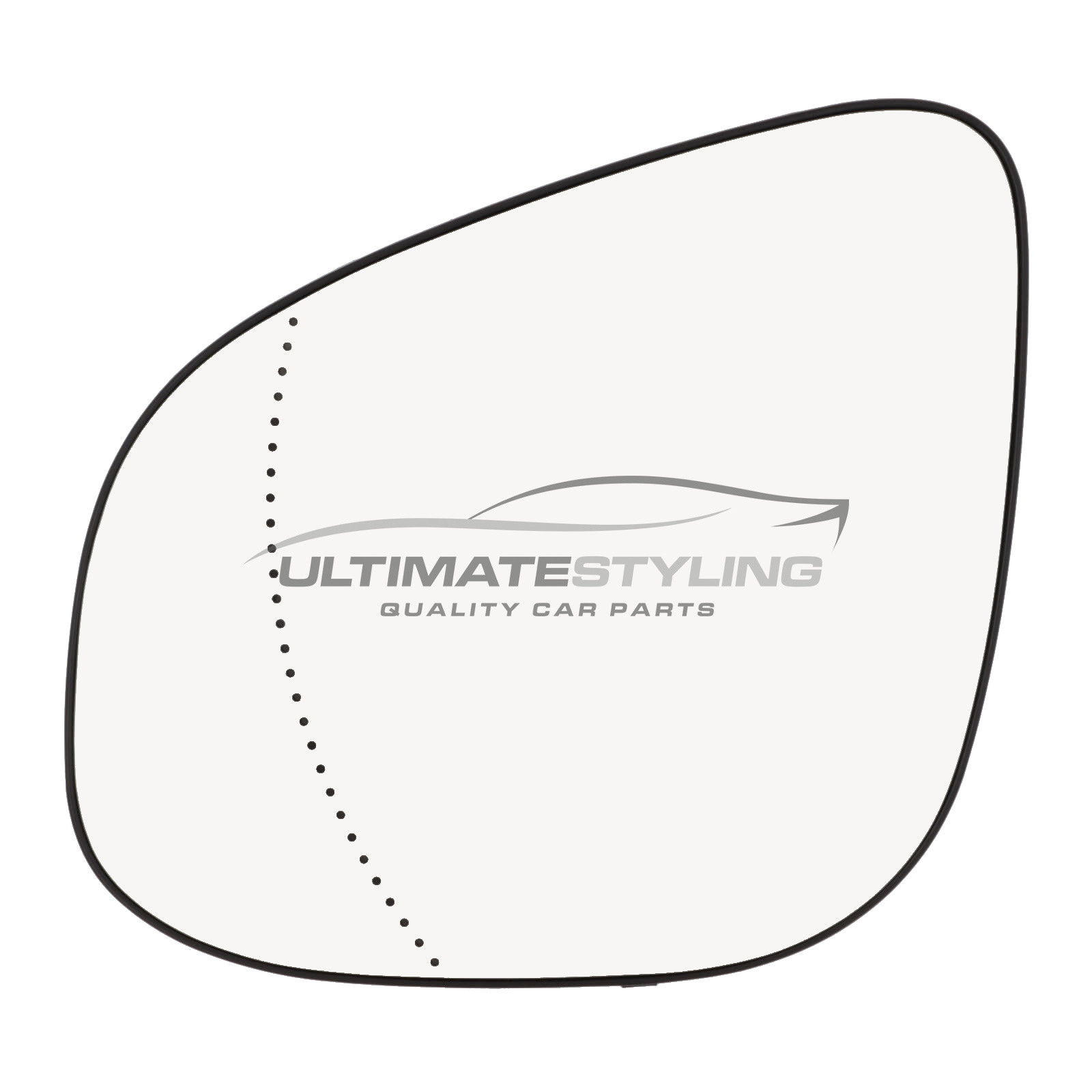 Mercedes Benz Citan W415 2012-2021, Nissan NV250 2019-2022, Renault Kangoo 2013-2023 Wing Mirror Glass - Convex - Heated - Passengers Side Nearside Left Hand