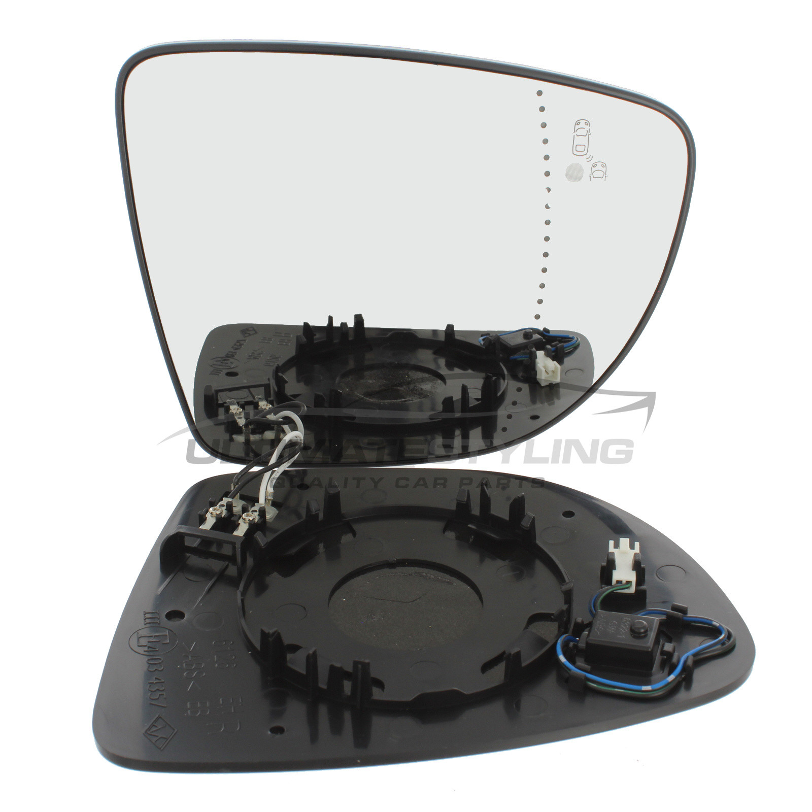 Wing Mirror Glass for Renault Clio