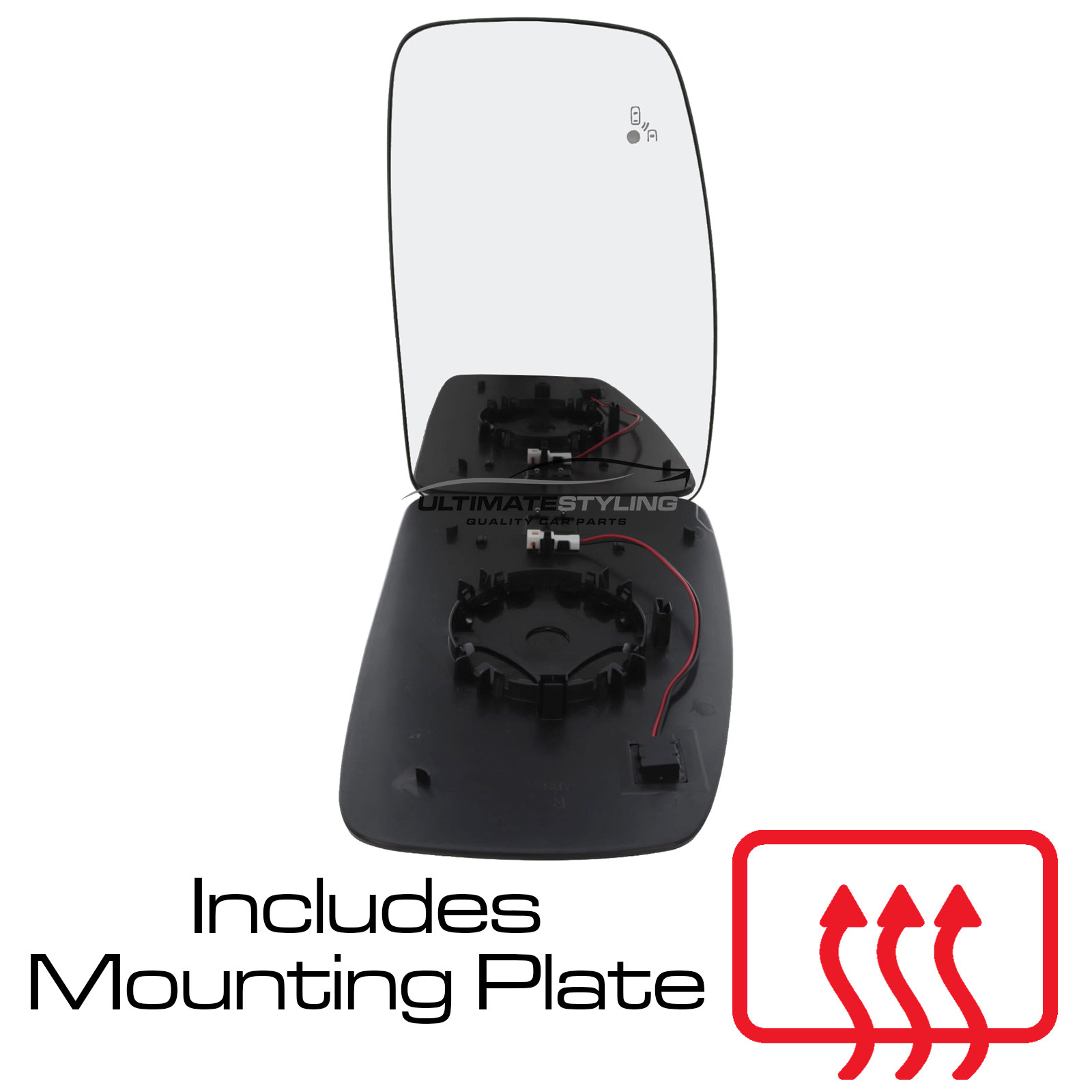 Wing Mirror Glass for Vauxhall Movano