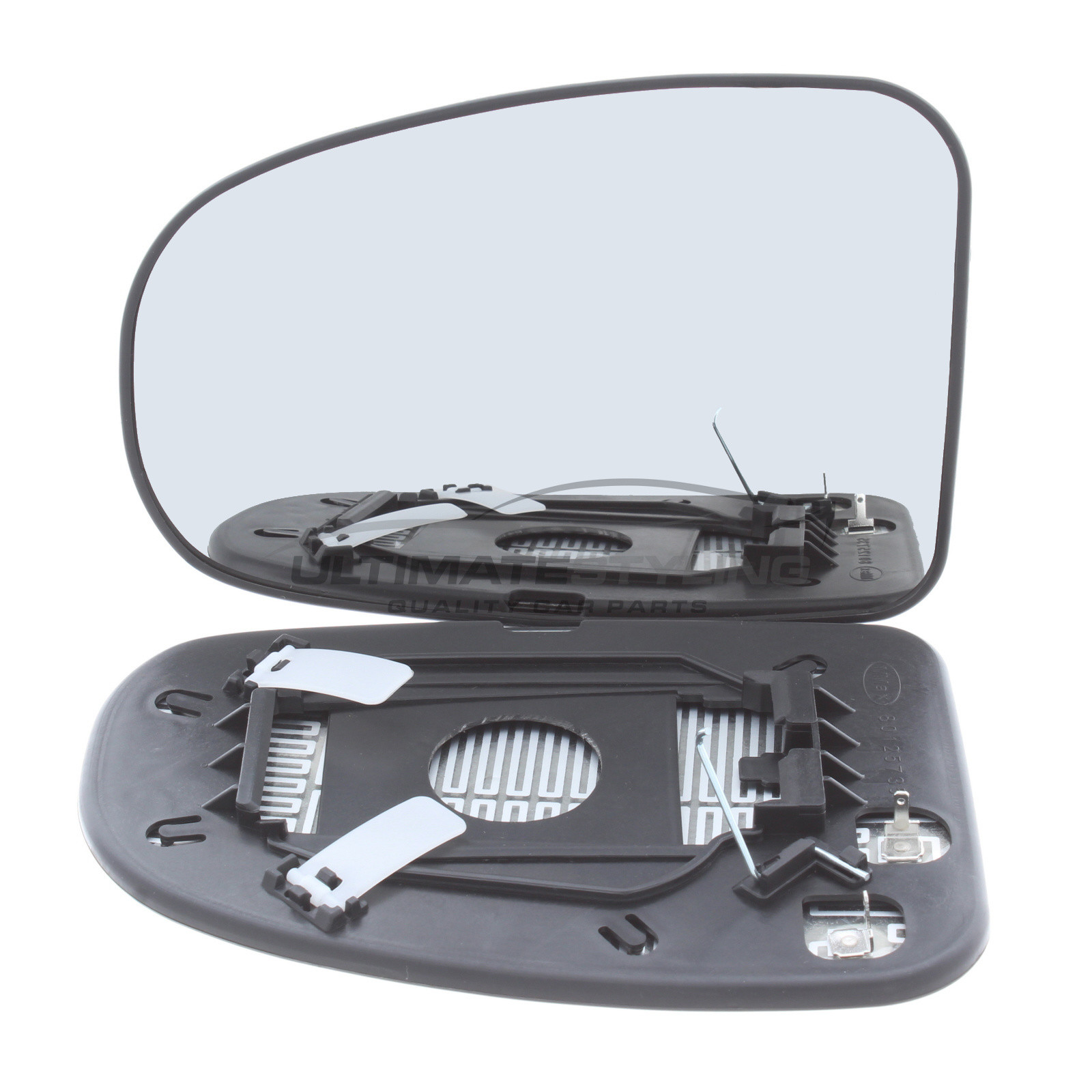 Toyota Avensis 2009-2015 Heated Wing Mirror Glass with Chrome Convex Finish Passenger Side (LH)