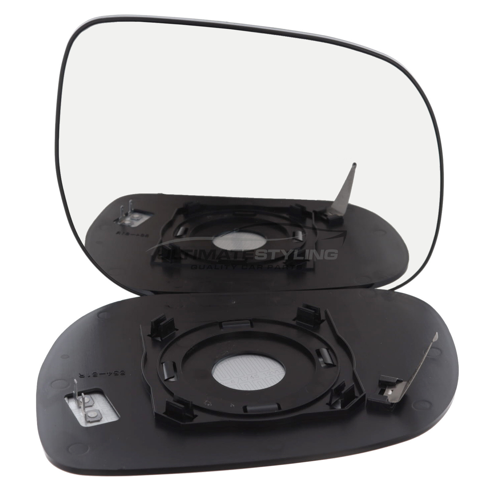 Toyota RAV-4 2005-2013 Heated Wing Mirror Glass with Chrome Convex Finish Drivers Side (RH)