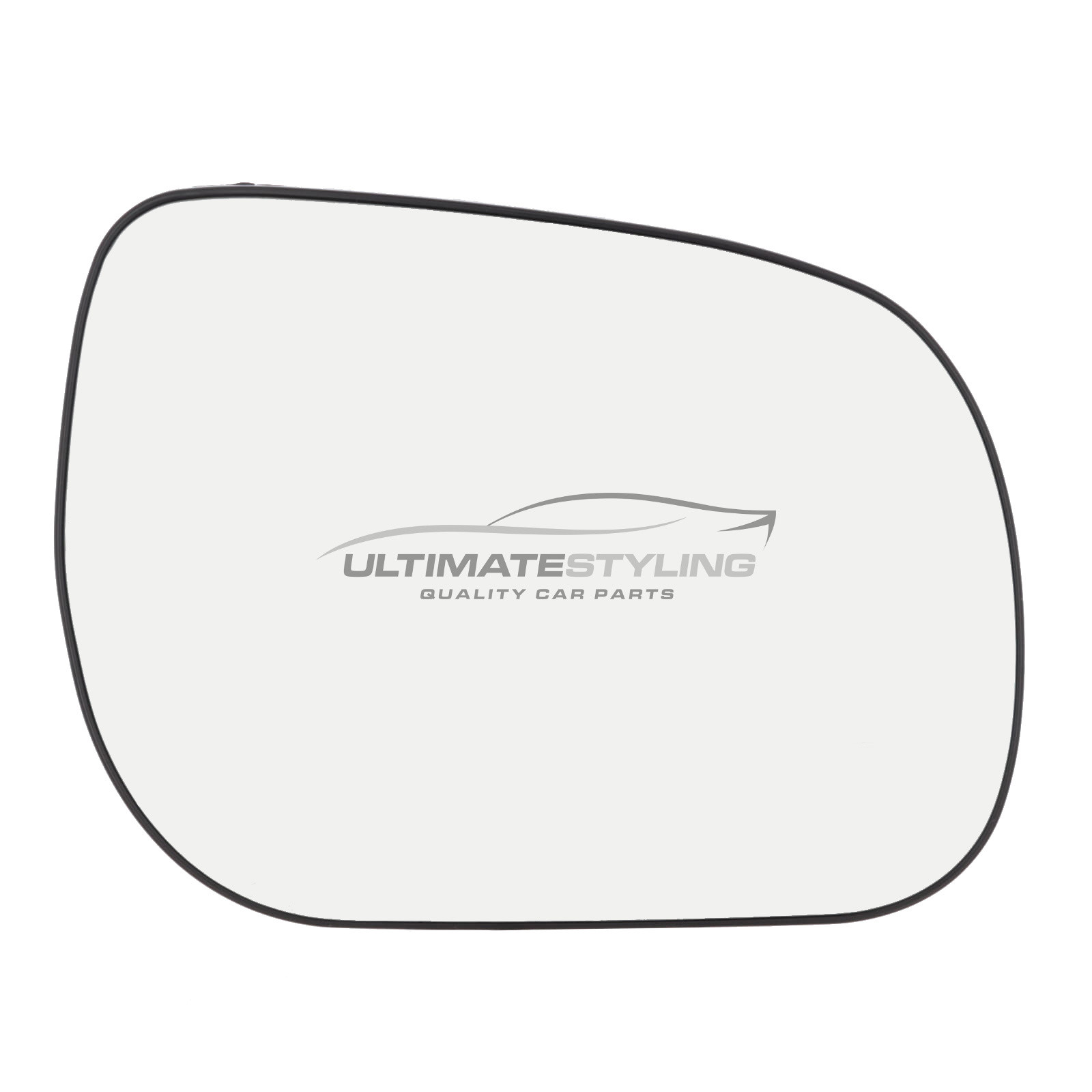 Toyota RAV-4 2005-2013 Heated Wing Mirror Glass with Chrome Convex Finish Drivers Side (RH)