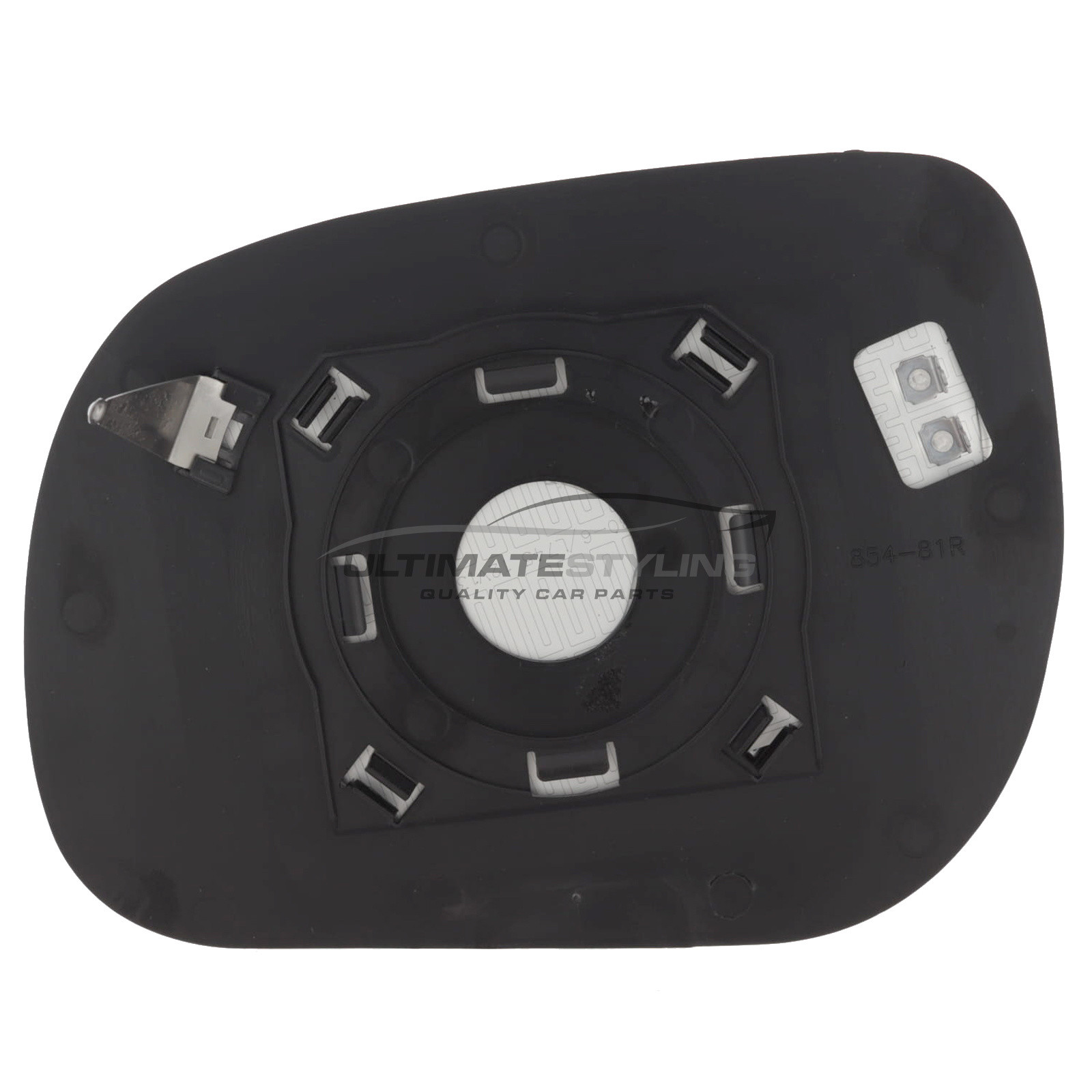 Toyota RAV-4 2005-2013 Heated Wing Mirror Glass with Chrome Convex Finish Drivers Side (RH)