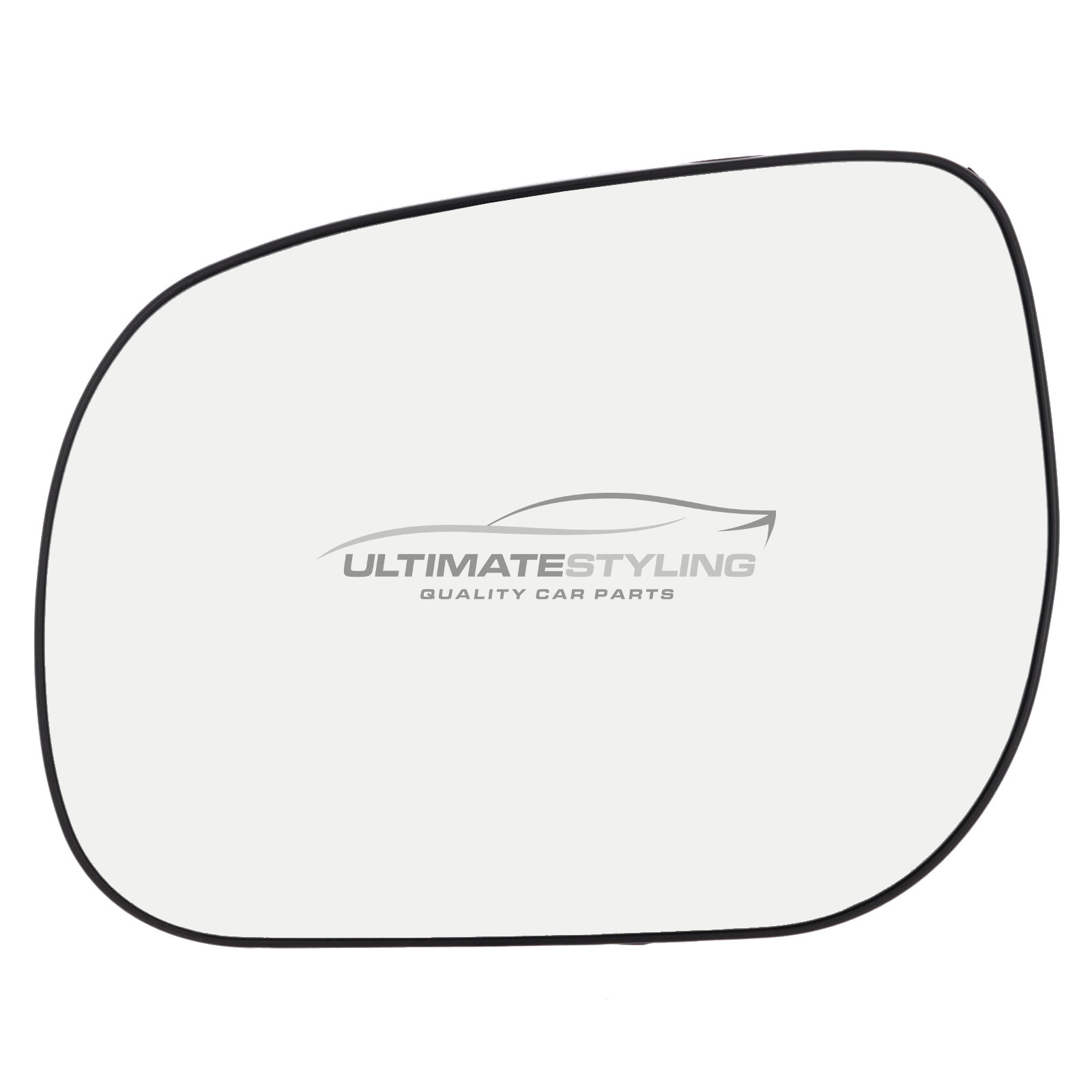 Toyota RAV-4 2005-2013 Heated Wing Mirror Glass with Chrome Convex Finish Passenger Side (LH)