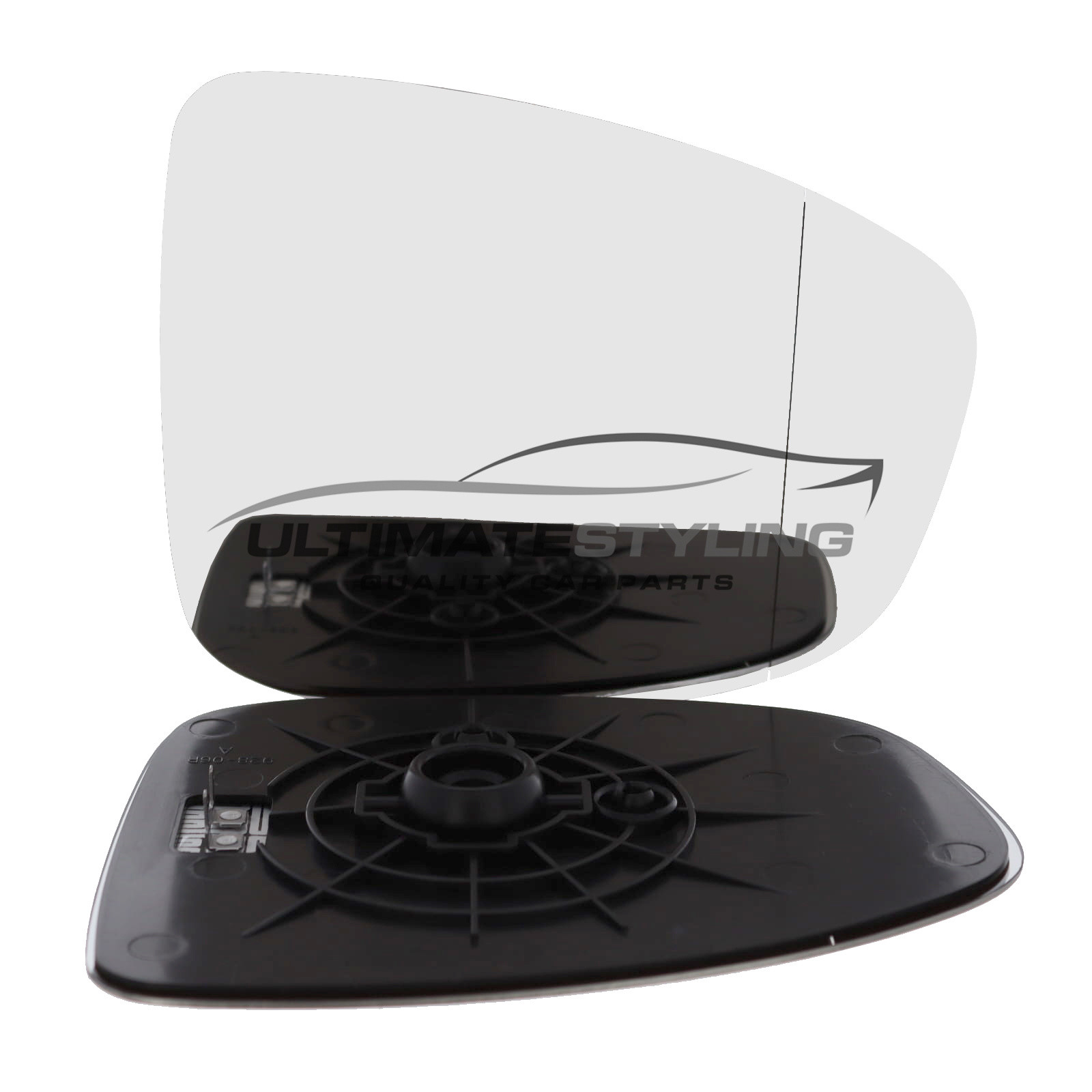 Mazda CX5 2012-2015 Heated Wing Mirror Glass with Chrome Aspherical Finish Drivers Side (RH)