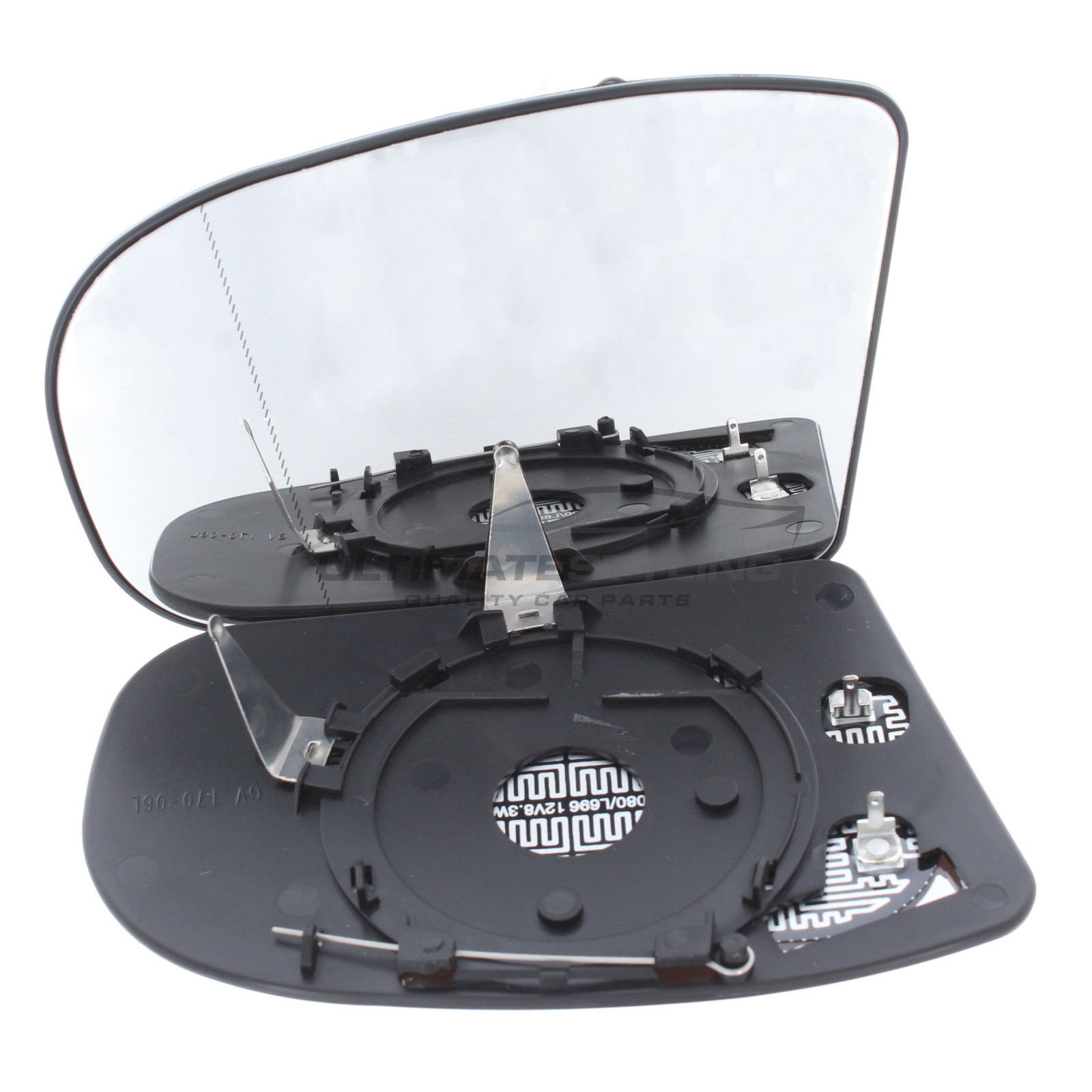 Mercedes Benz C Class 2000-2008, Mercedes Benz E Class 2002-2006 Heated Wing Mirror Glass with Chrome Aspherical Finish Passenger Side (LH)