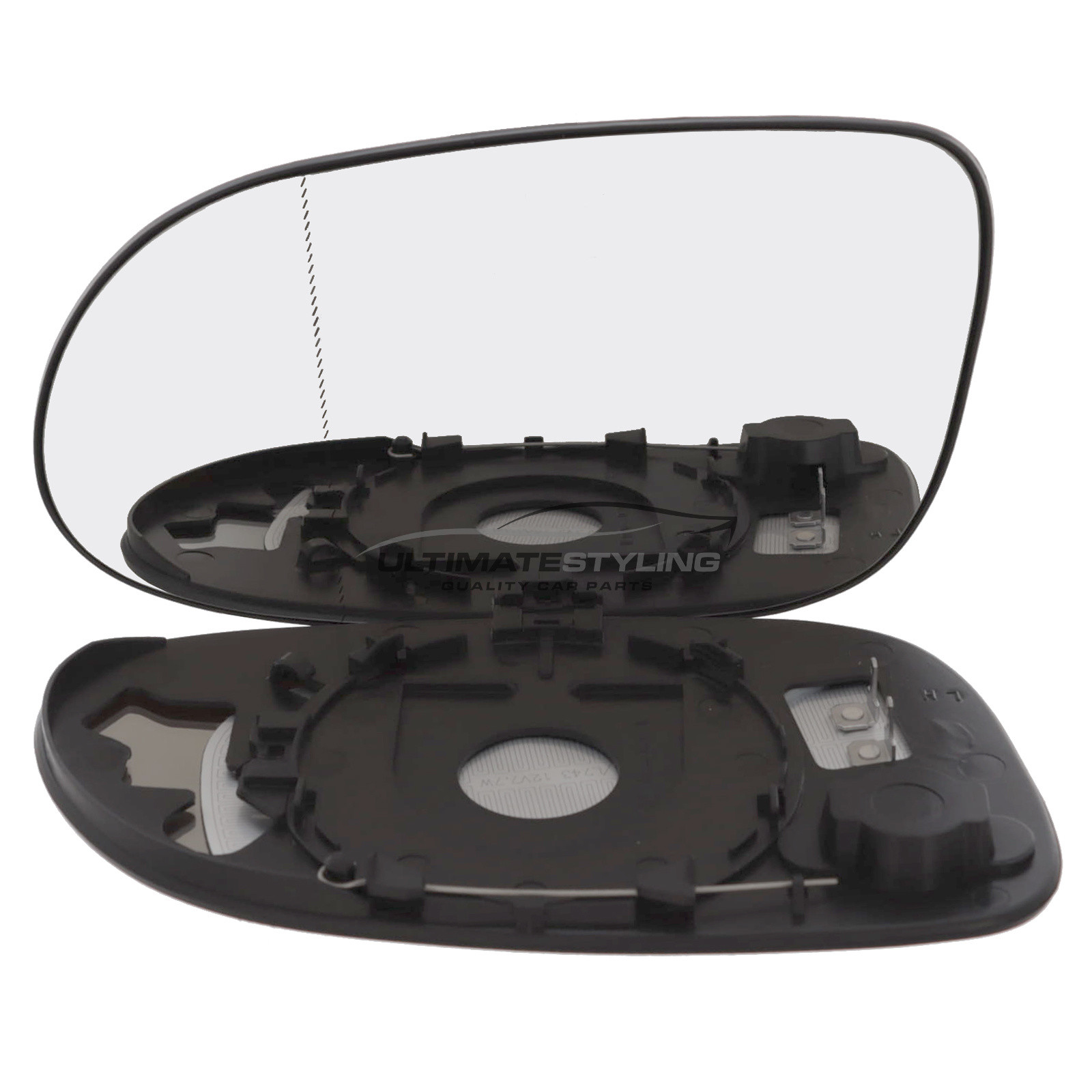 Mercedes Benz CLK Class C209 2002-2010 / GL Class X164 2009-2013 / SL Class R230 2002-2013 Wing Mirror Glass - Convex - Heated - Passengers Side Nearside Left Hand