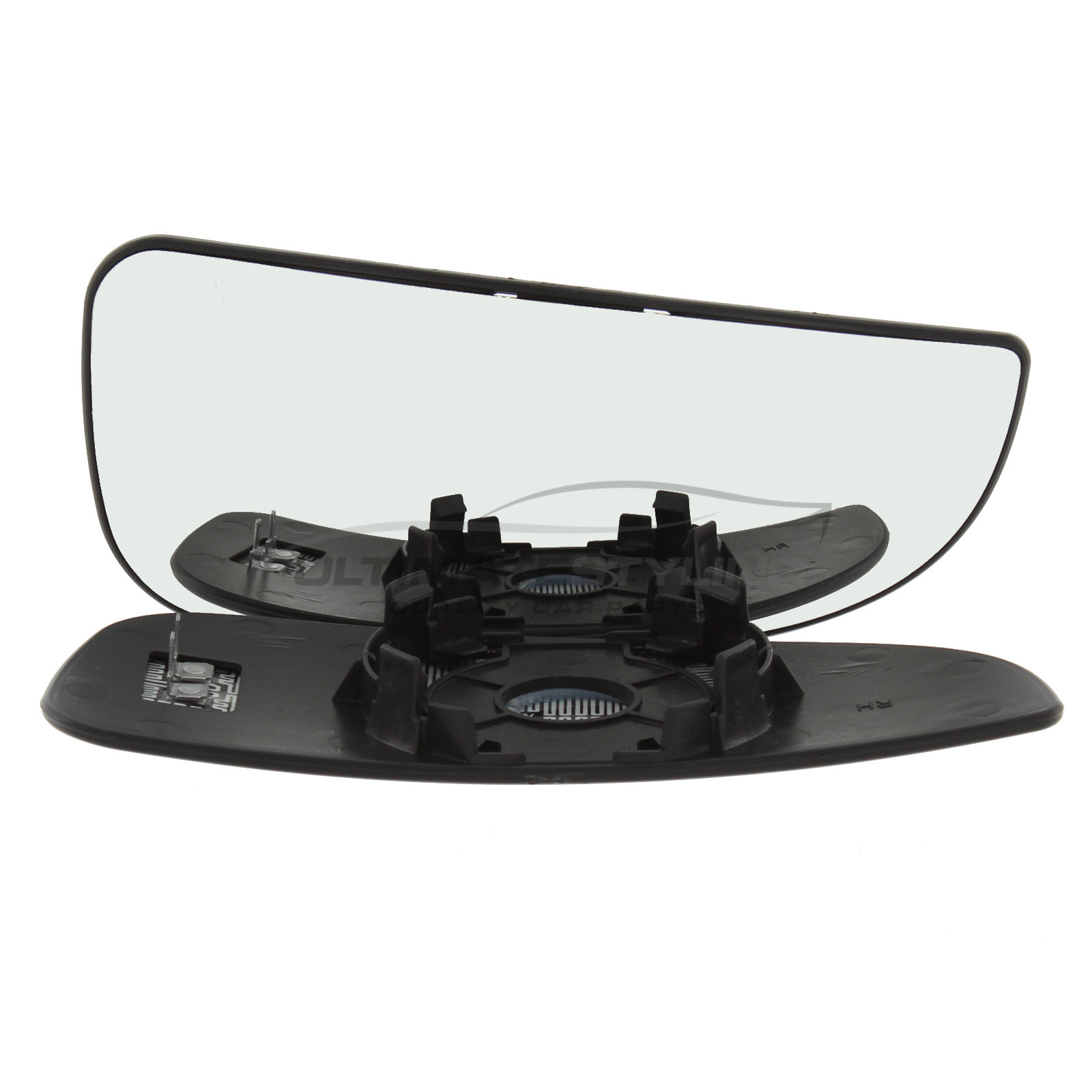 Citroen Relay 2006-2020, Fiat Ducato 2006-2022, Peugeot Boxer 2006-2020 Heated Lower Dead Angle Wing Mirror Glass with Chrome Convex Finish Drivers Side (RH)