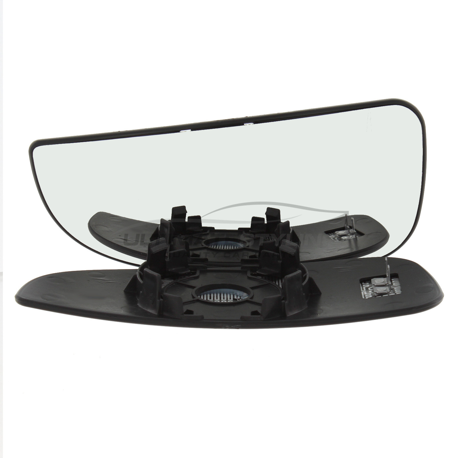 Citroen Relay 2006-2020, Fiat Ducato 2006-2022, Peugeot Boxer 2006-2020 Heated Lower Dead Angle Wing Mirror Glass with Chrome Convex Finish Passenger Side (LH)