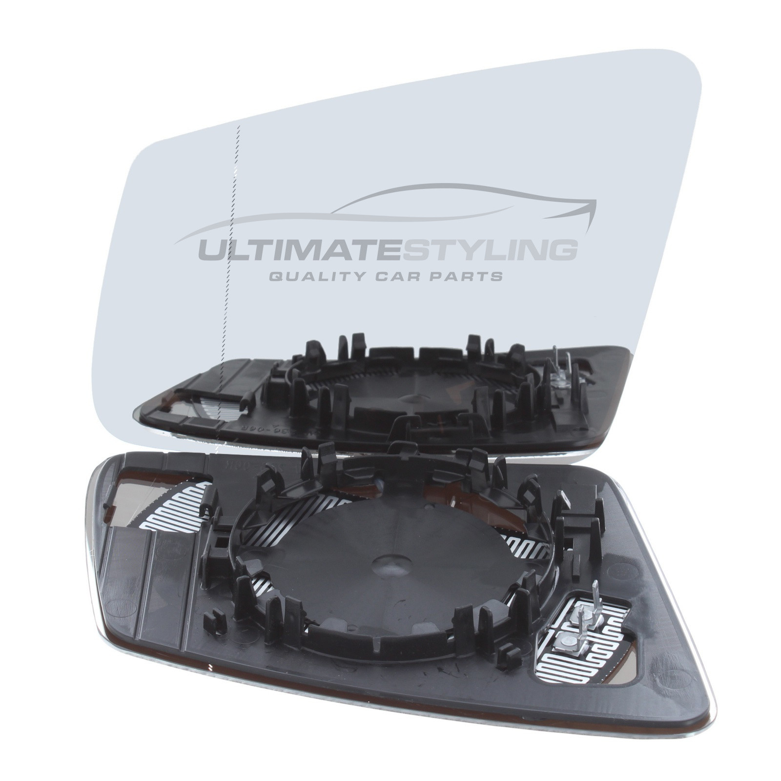 Mercedes Benz A Class 2012-2018, B Class 2012-2019, C Class 2008-2016, CL Class 2010-2015, CLA Class 2013-2019, CLS Class 2010-2018, E Class 2009-2018, GLA Class 2014-2020, S Class 2010-2014 Heated Wing Mirror Glass Chrome Aspherical Passenger Side