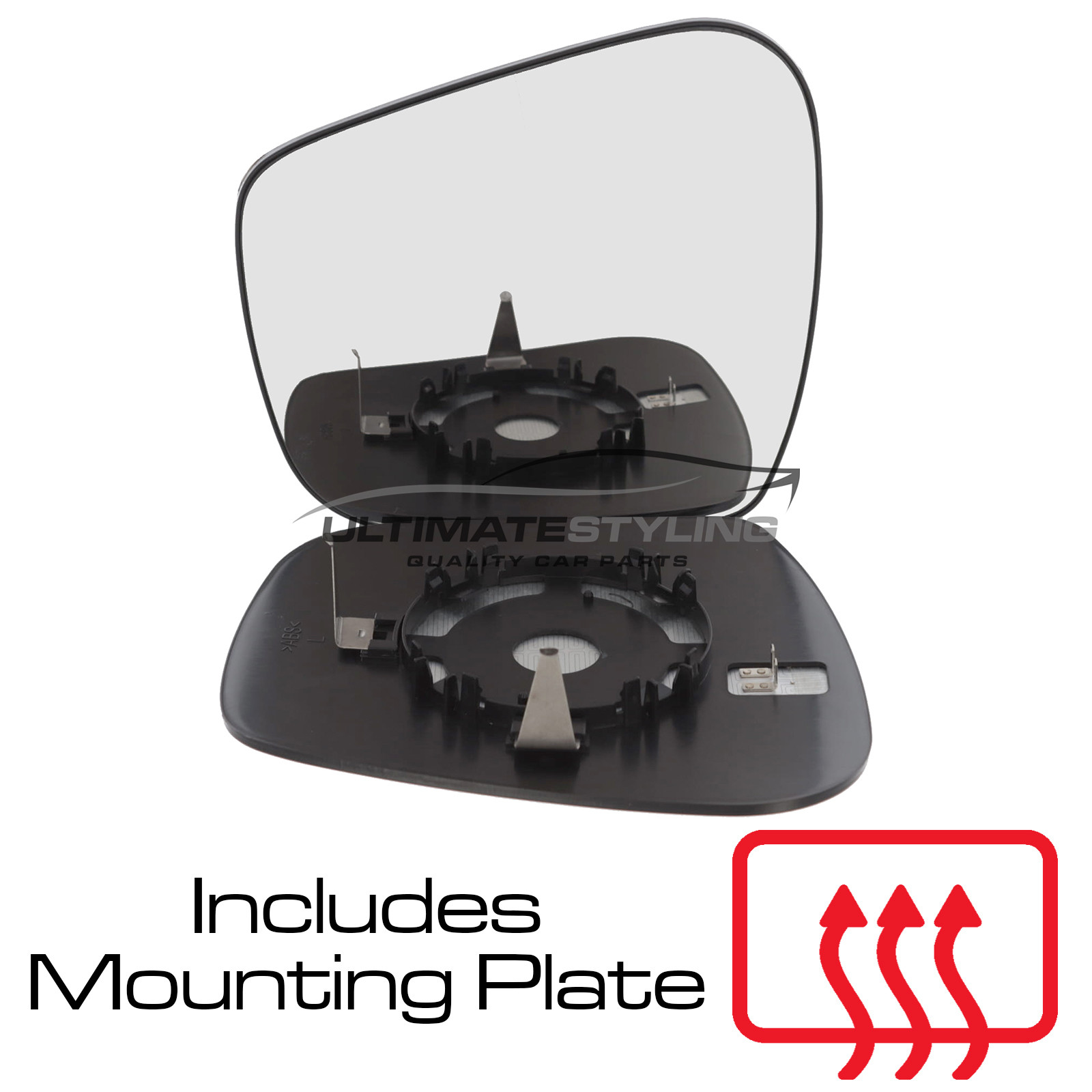 Wing Mirror Glass for Nissan Navara