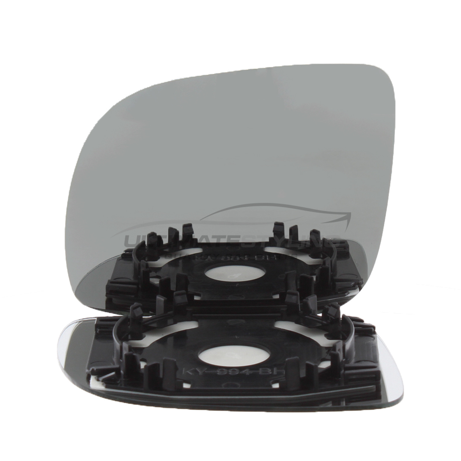 Seat Arosa 1997-2004, Seat Cordoba 1999-2001, Seat Ibiza 1999-2002, VW Lupo 1999-2005, VW Polo 2000-2002 Non-Heated Wing Mirror Glass with Chrome Convex Finish Passenger Side (LH)