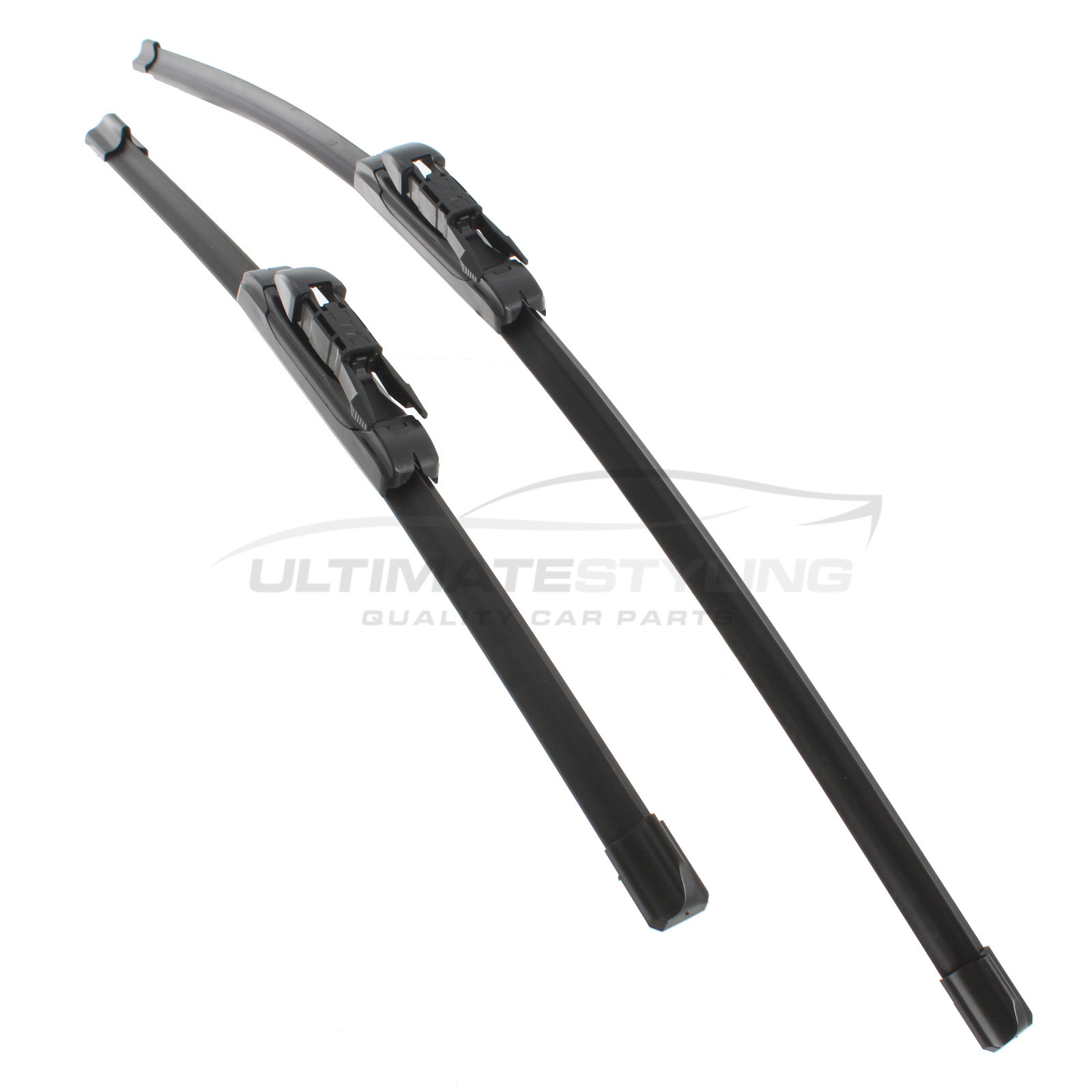 Drivers Side & Passenger Side (Front) Wiper Blades for Vauxhall Corsa