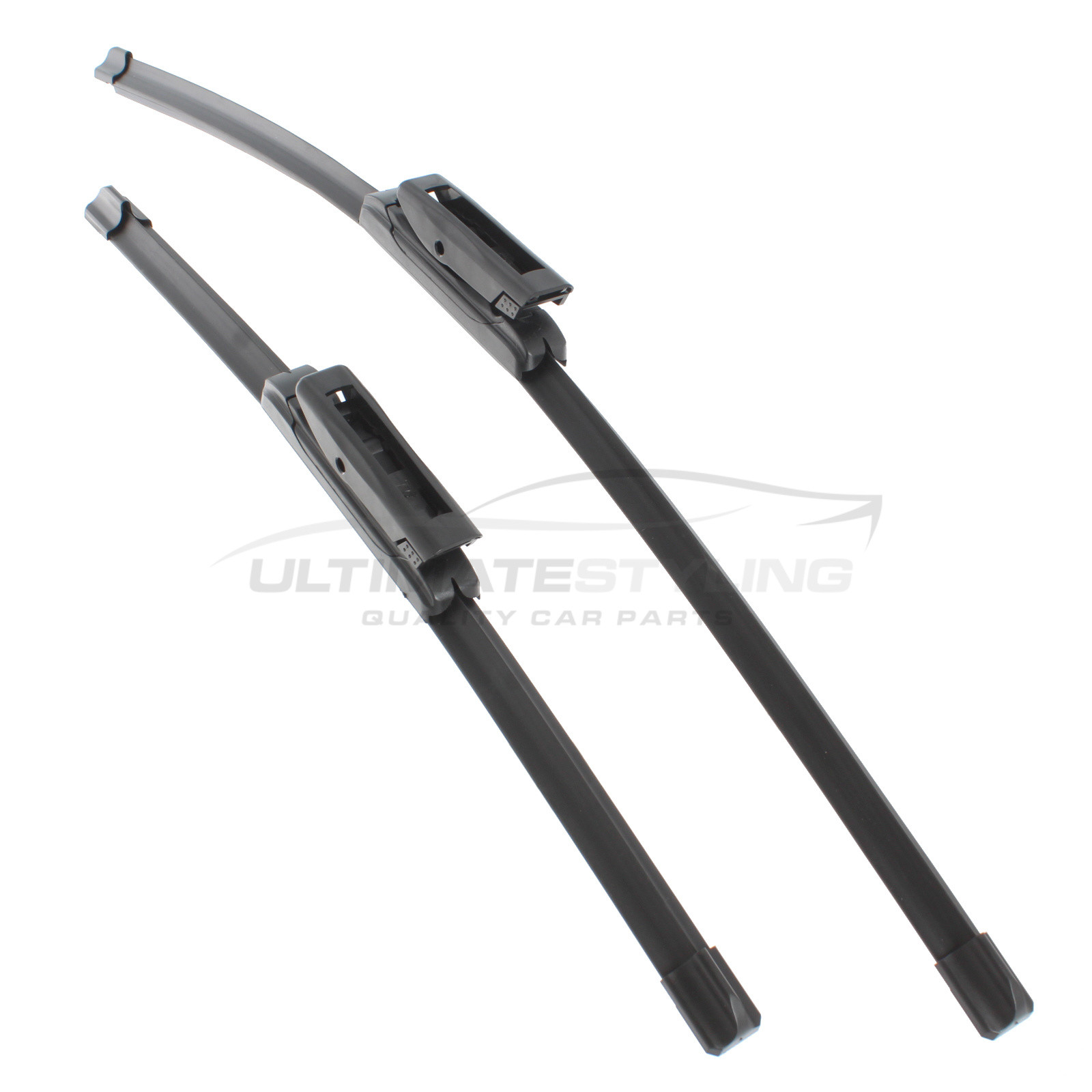 Drivers Side & Passenger Side (Front) Wiper Blades for Renault Clio