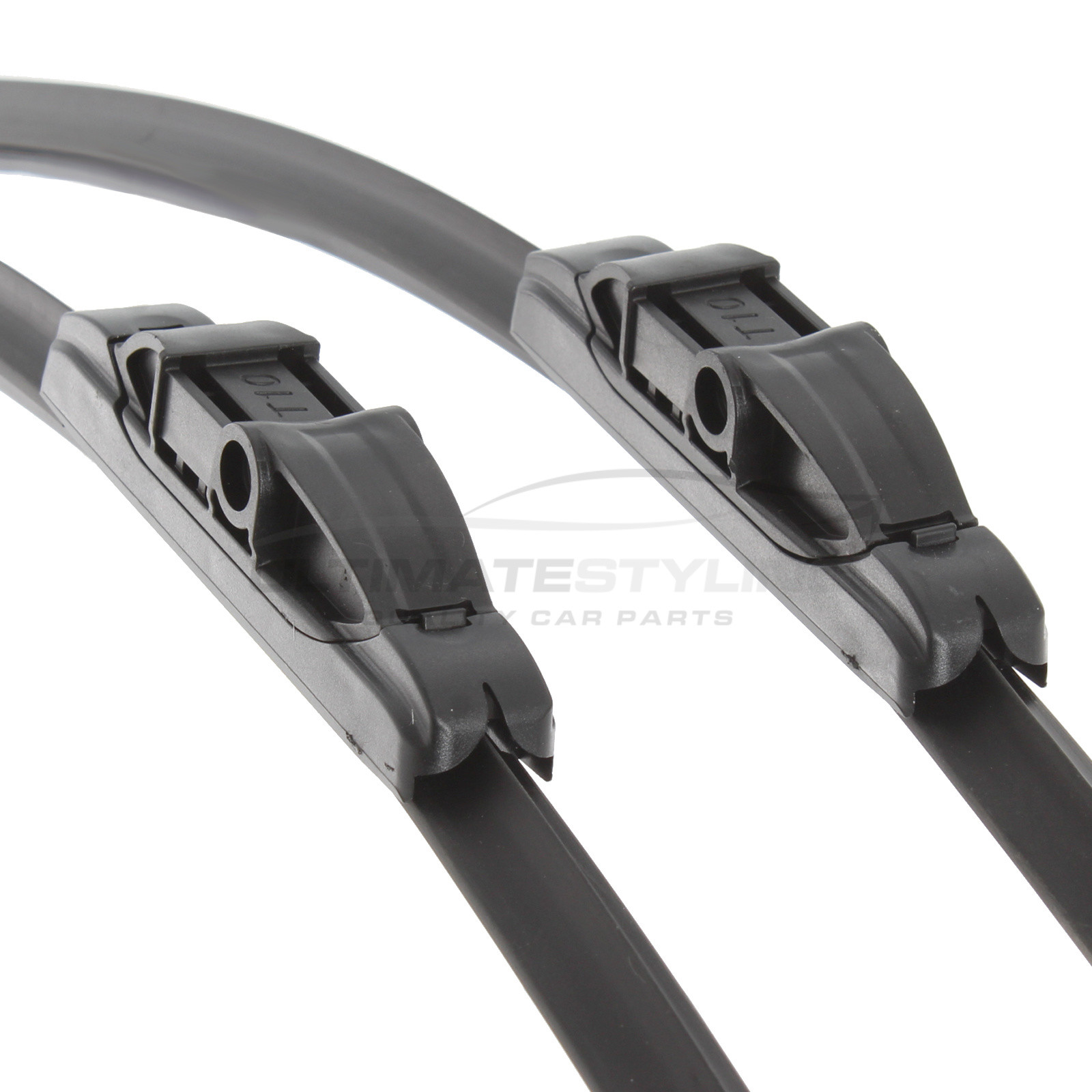 Citroen C6, Ford Galaxy, Peugeot 407, Seat Alhambra, VW Golf Plus / Sharan / Touran Wiper Blades - Exact Fit Aero Blades (Pair) - 70 & 70 cm - 28 & 28 inch