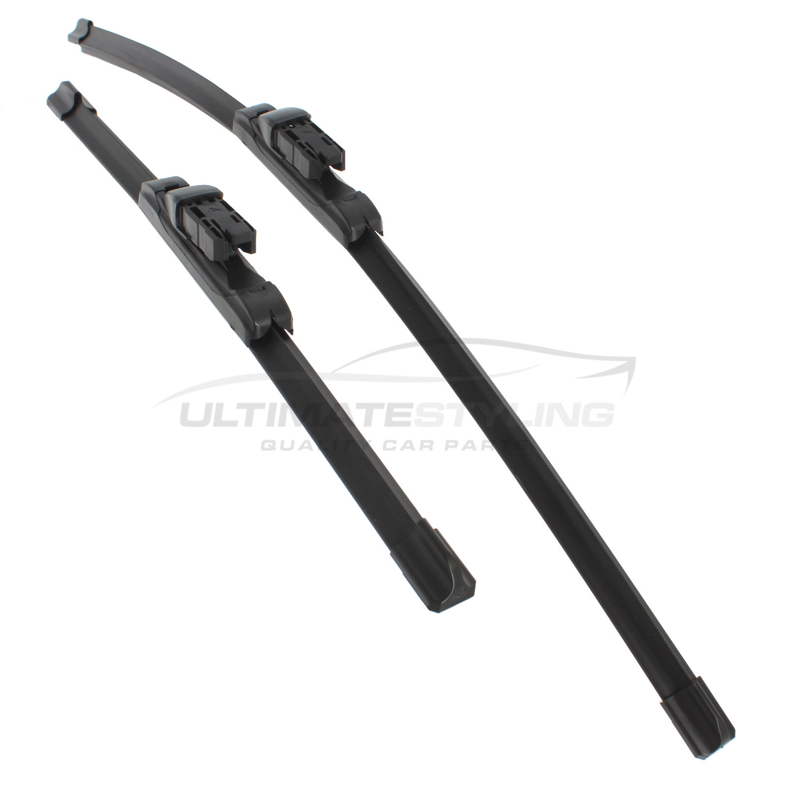 Drivers Side & Passenger Side (Front) Wiper Blades for Fiat 500
