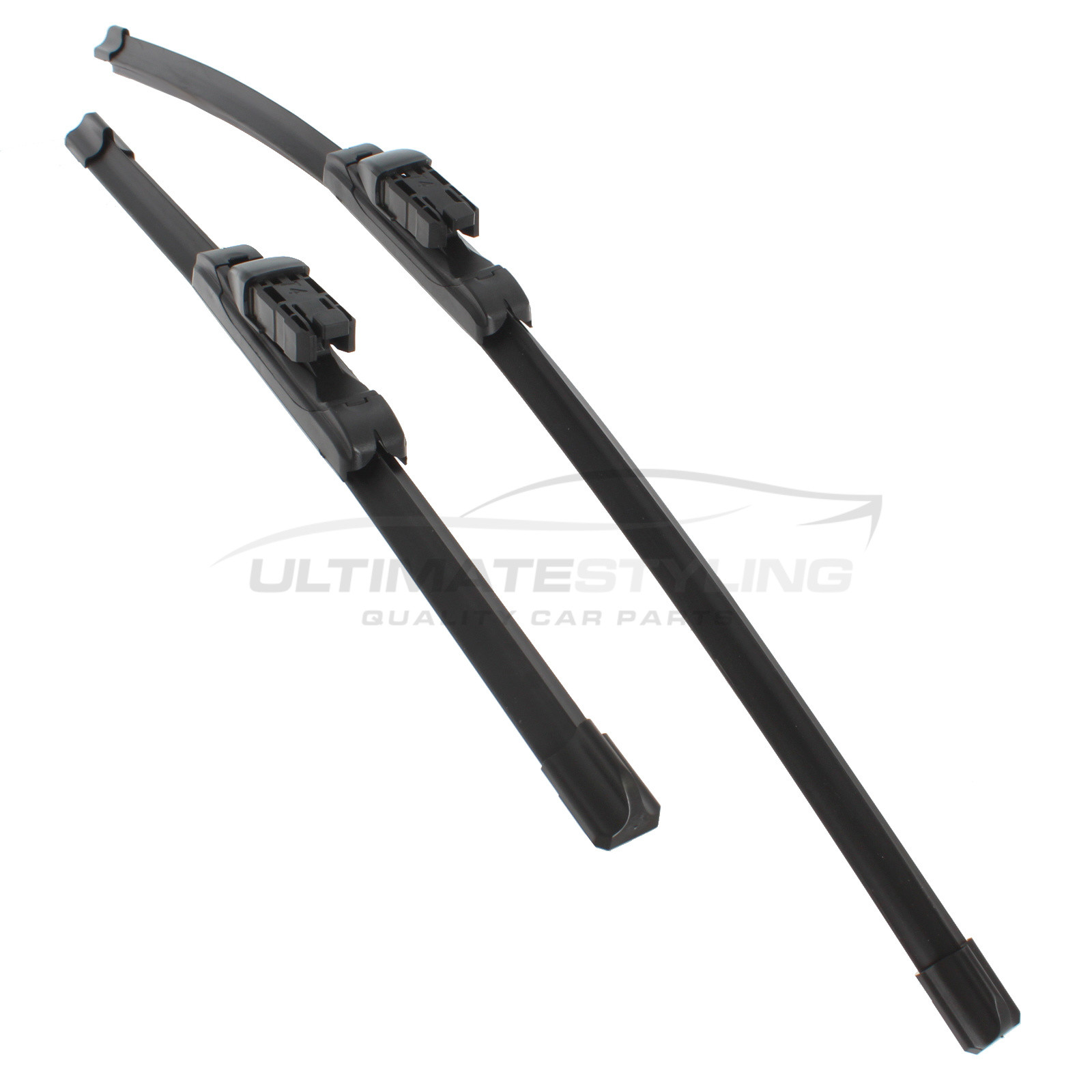 Drivers Side & Passenger Side (Front) Wiper Blades for Renault Zoe