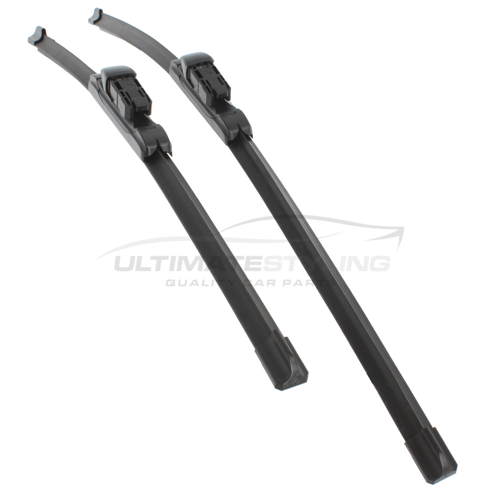 Drivers Side & Passenger Side (Front) Wiper Blades for Fiat Bravo