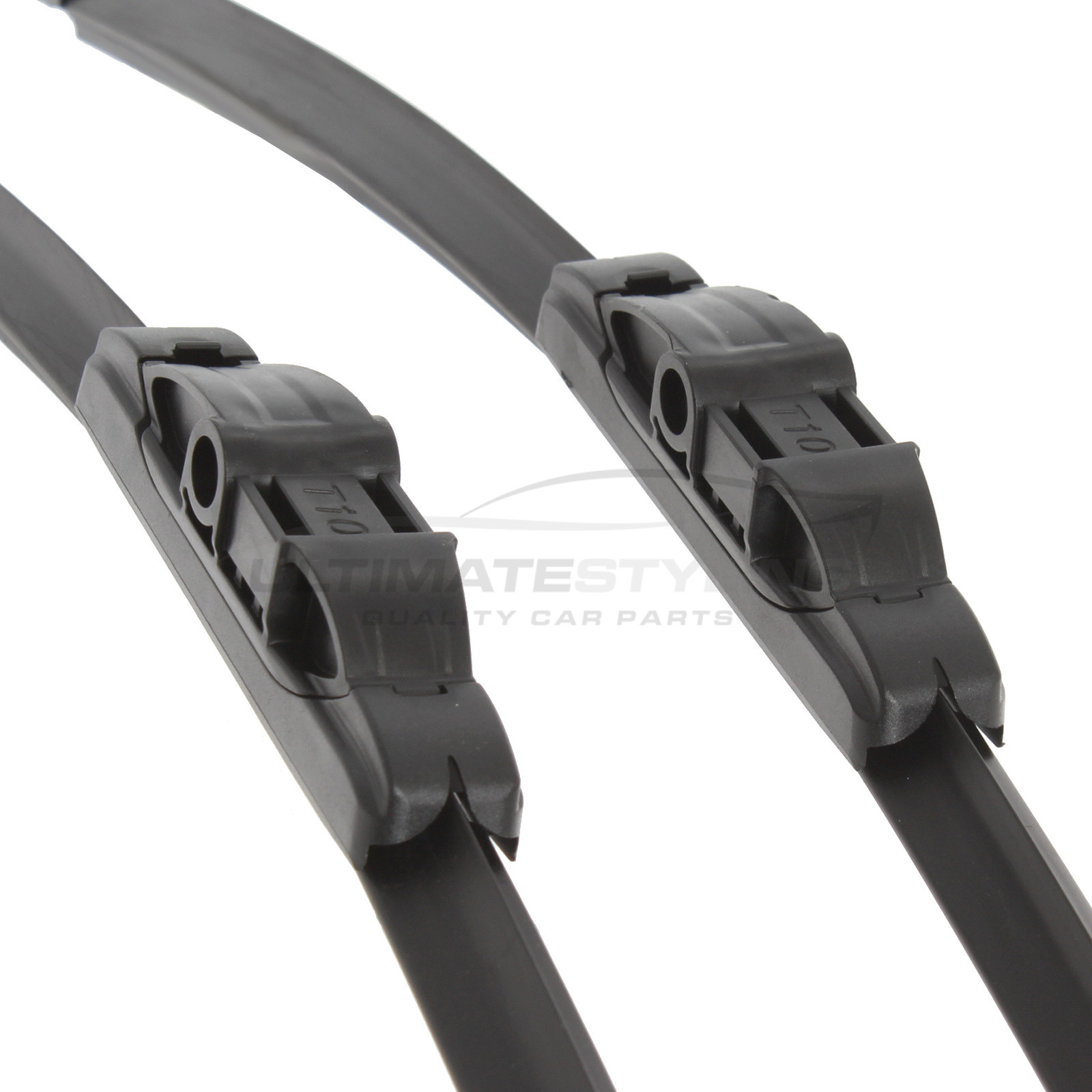 Mercedes Benz C Class / CLS Class / E Class Wiper Blades - Exact Fit Aero Blades (Pair) - 60 & 60 cm - 24 & 24 inch