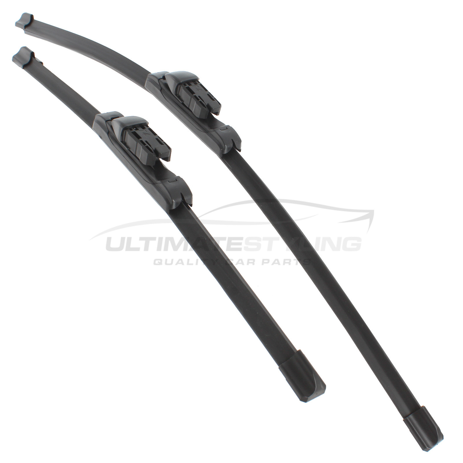 Drivers Side & Passenger Side (Front) Wiper Blades for Fiat Doblo