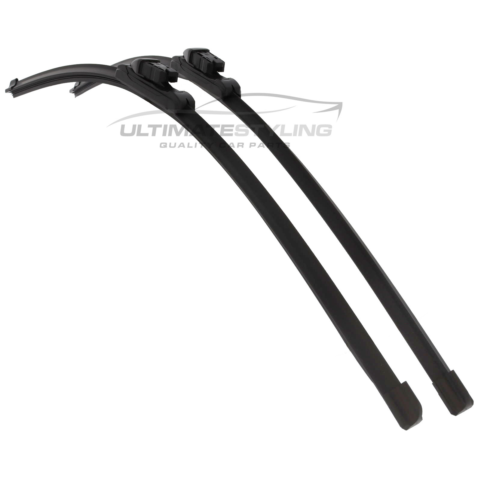 Drivers Side & Passenger Side (Front) Wiper Blades for Ford Transit Custom