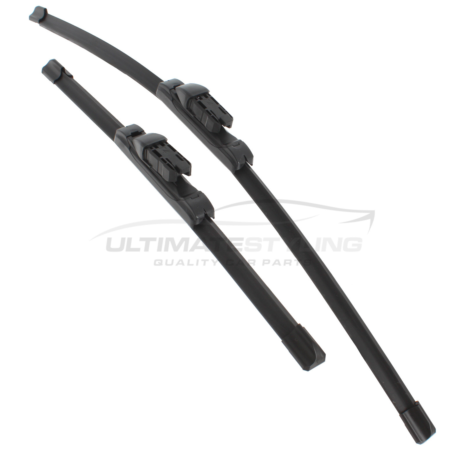 Drivers Side & Passenger Side (Front) Wiper Blades for Abarth 595
