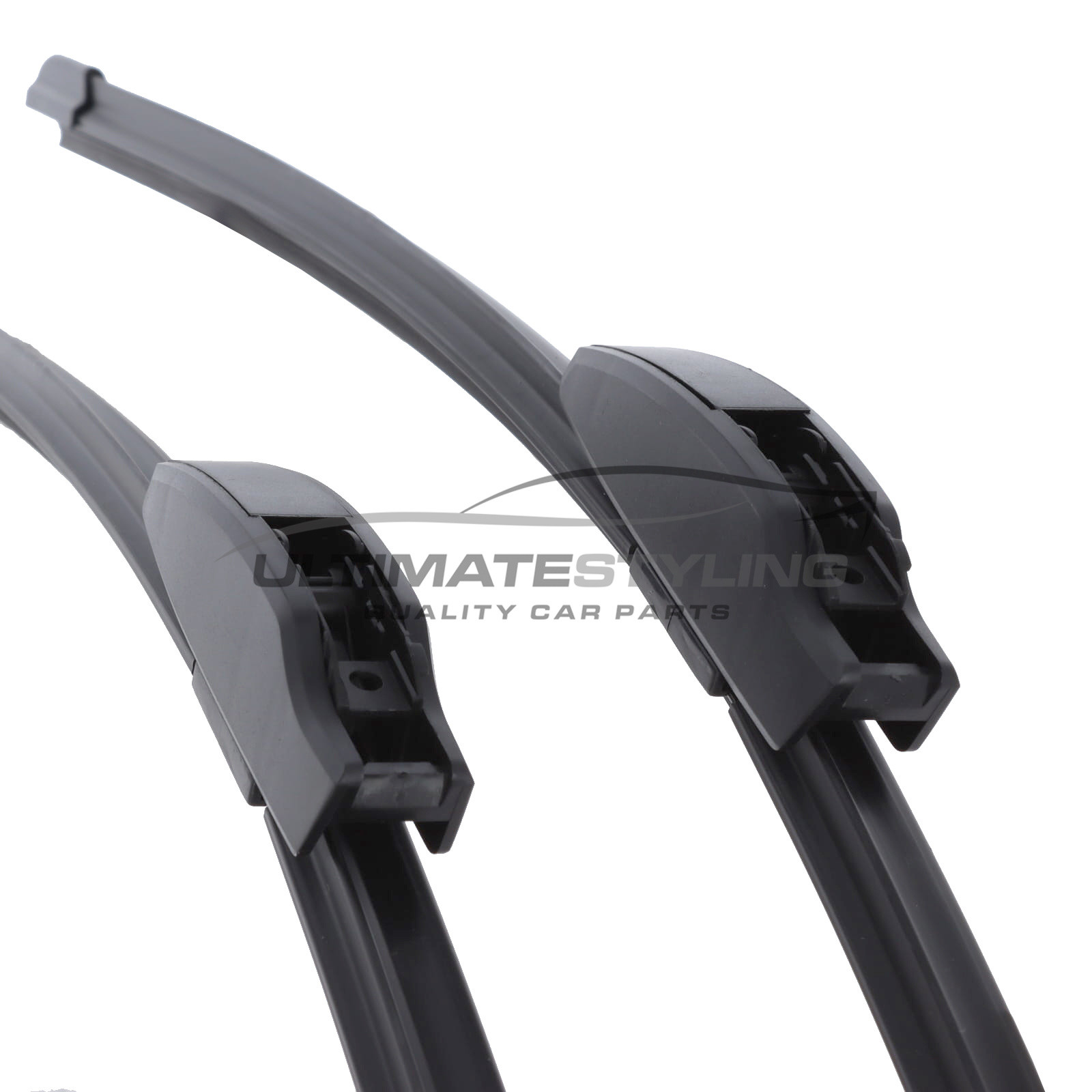 Wiper Blades - Exact Fit Aero Blades (Pair) - 60 & 60 cm - 24 & 24 inch - Multi Fitment