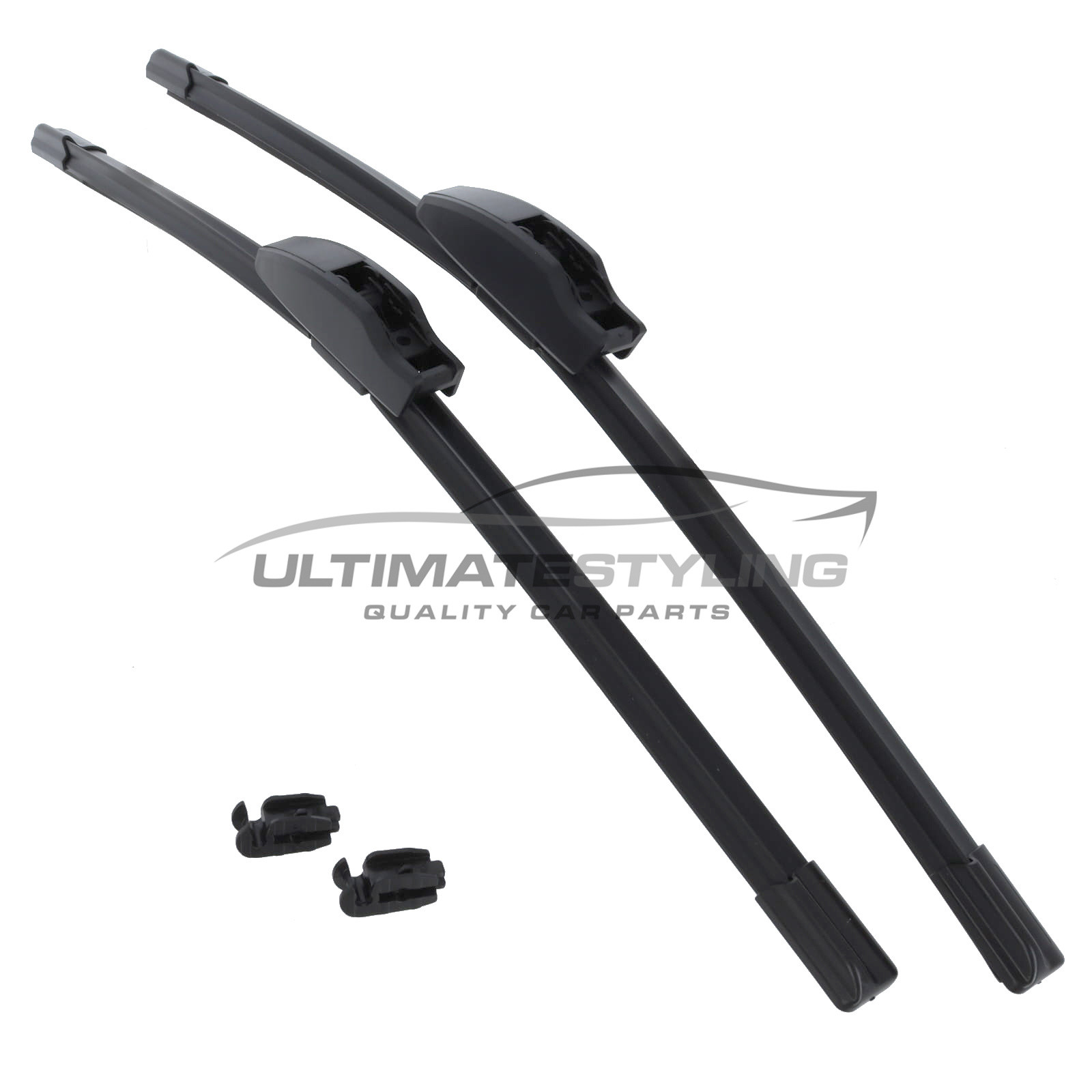 Drivers Side & Passenger Side (Front) Wiper Blades for Vauxhall Carlton
