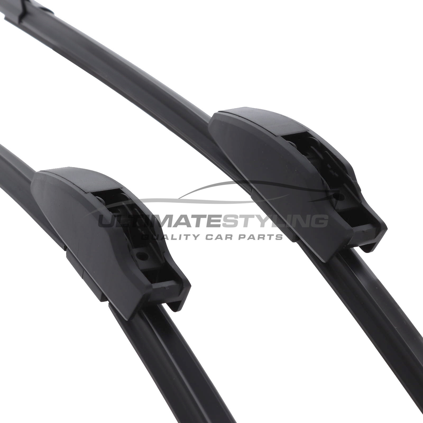 Pair Bosch Flat/Aero Wiper Blades – Front Fit Audi A6 C7 2010-2018 – Direct Replacement