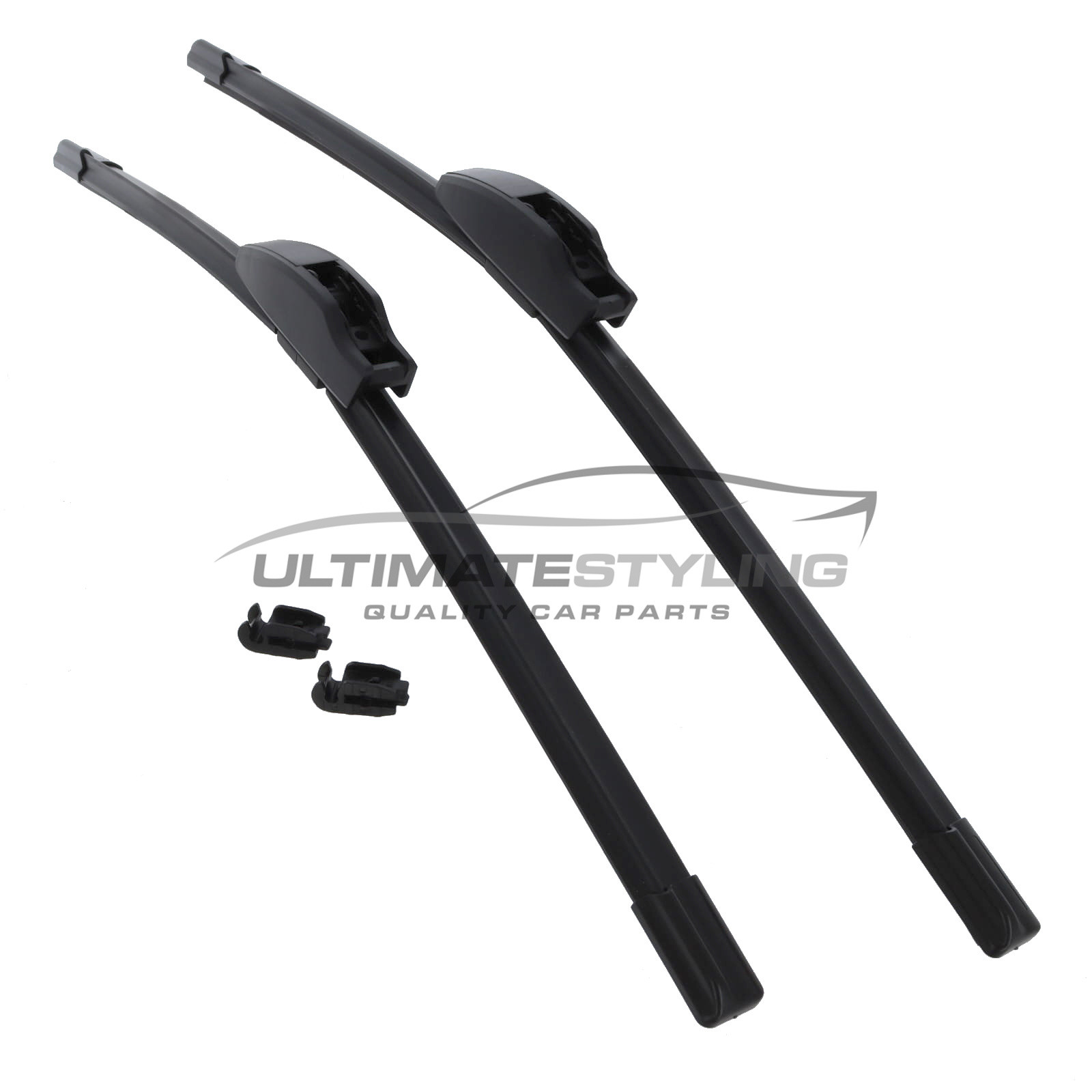 Wiper Blades - Exact Fit Aero Blades (Pair) - 48 & 45 cm - 19 & 18 inch - Multi Fitment