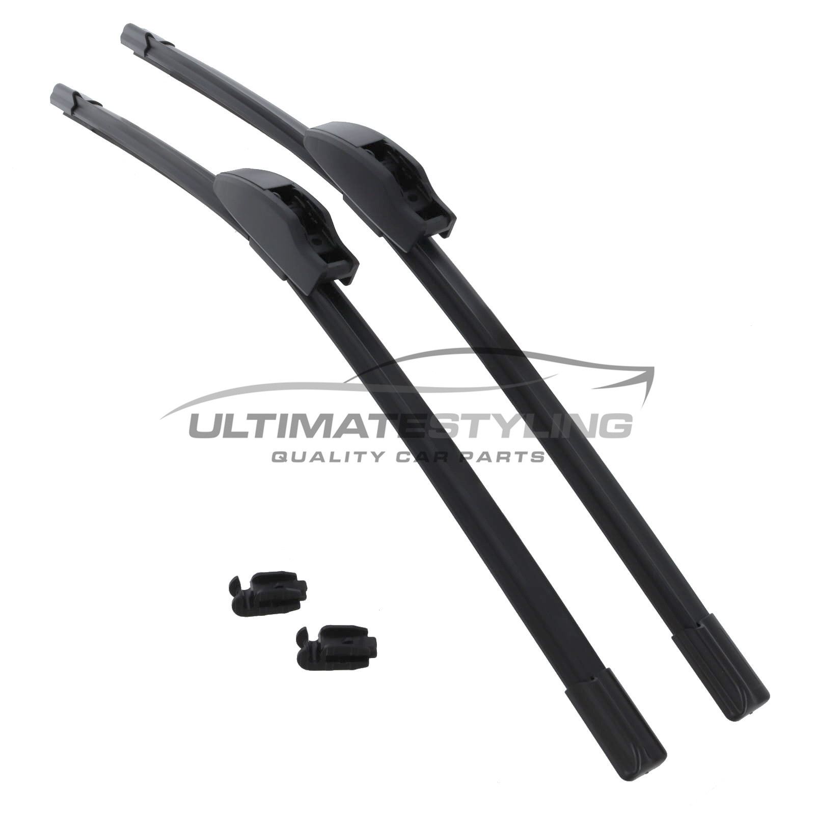 Drivers Side & Passenger Side (Front) Wiper Blades for Mitsubishi L200