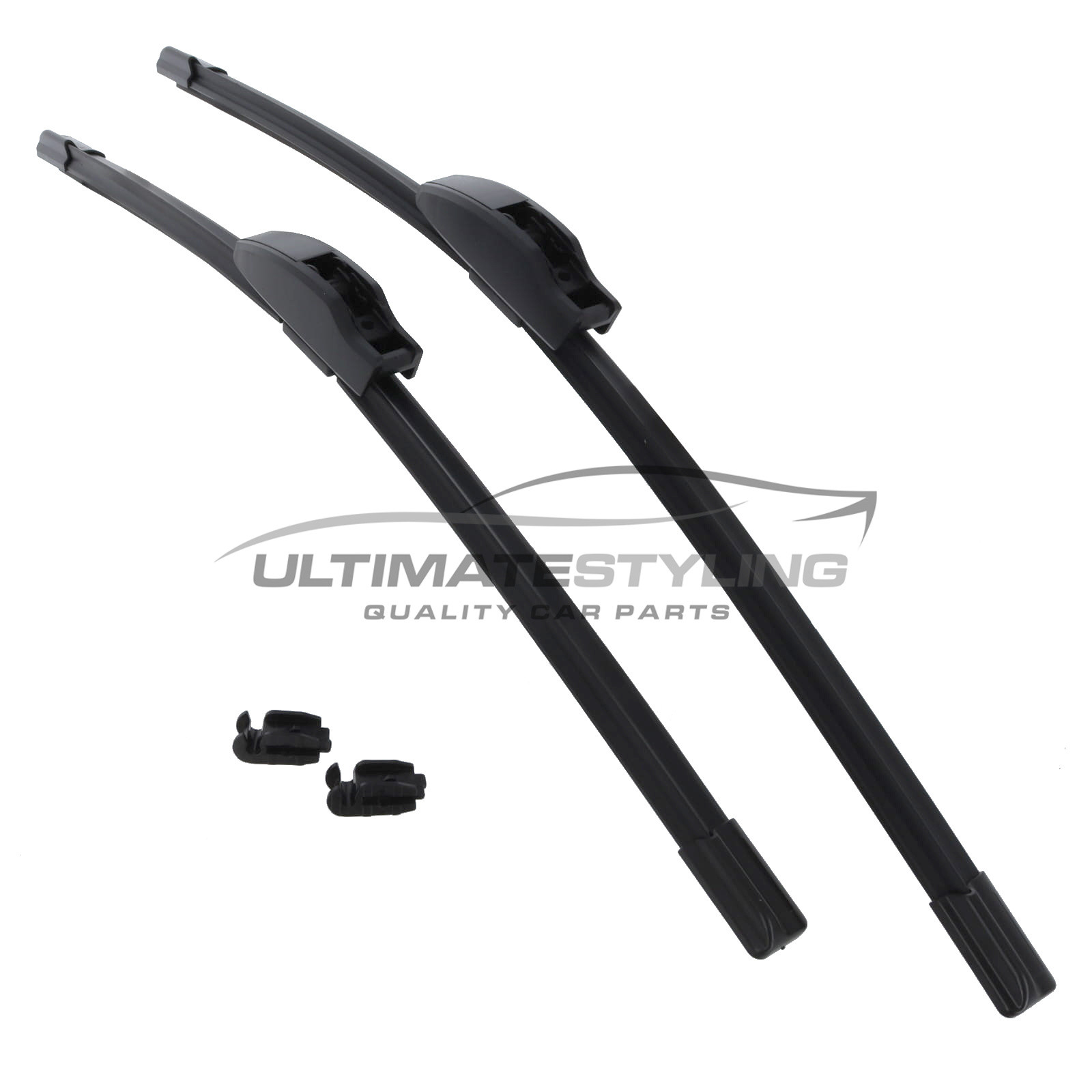 Drivers Side & Passenger Side (Front) Wiper Blades for Proton Compact