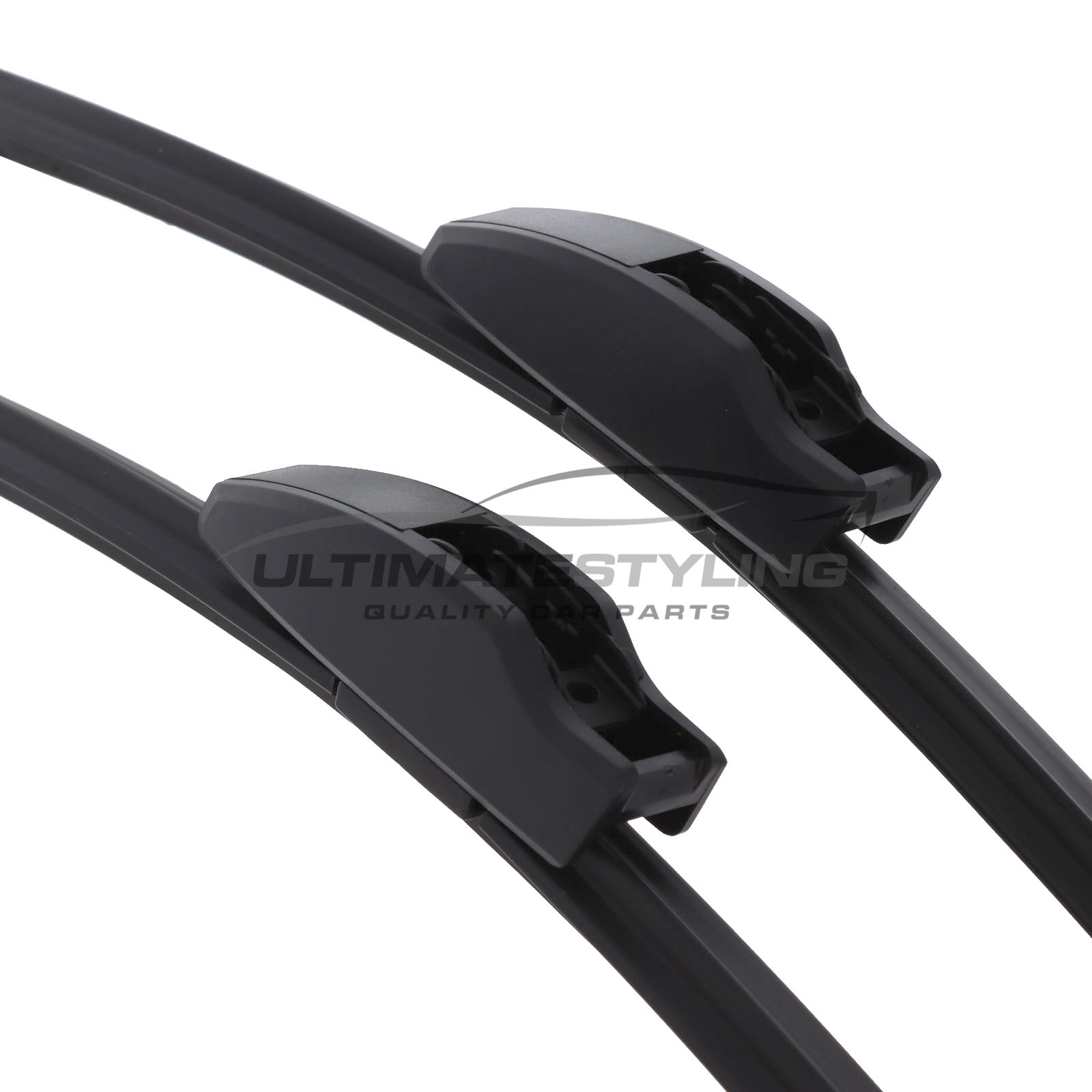 Wiper Blades - Exact Fit Aero Blades (Pair) - 50 & 50 cm - 20 & 20 inch - Multi Fitment