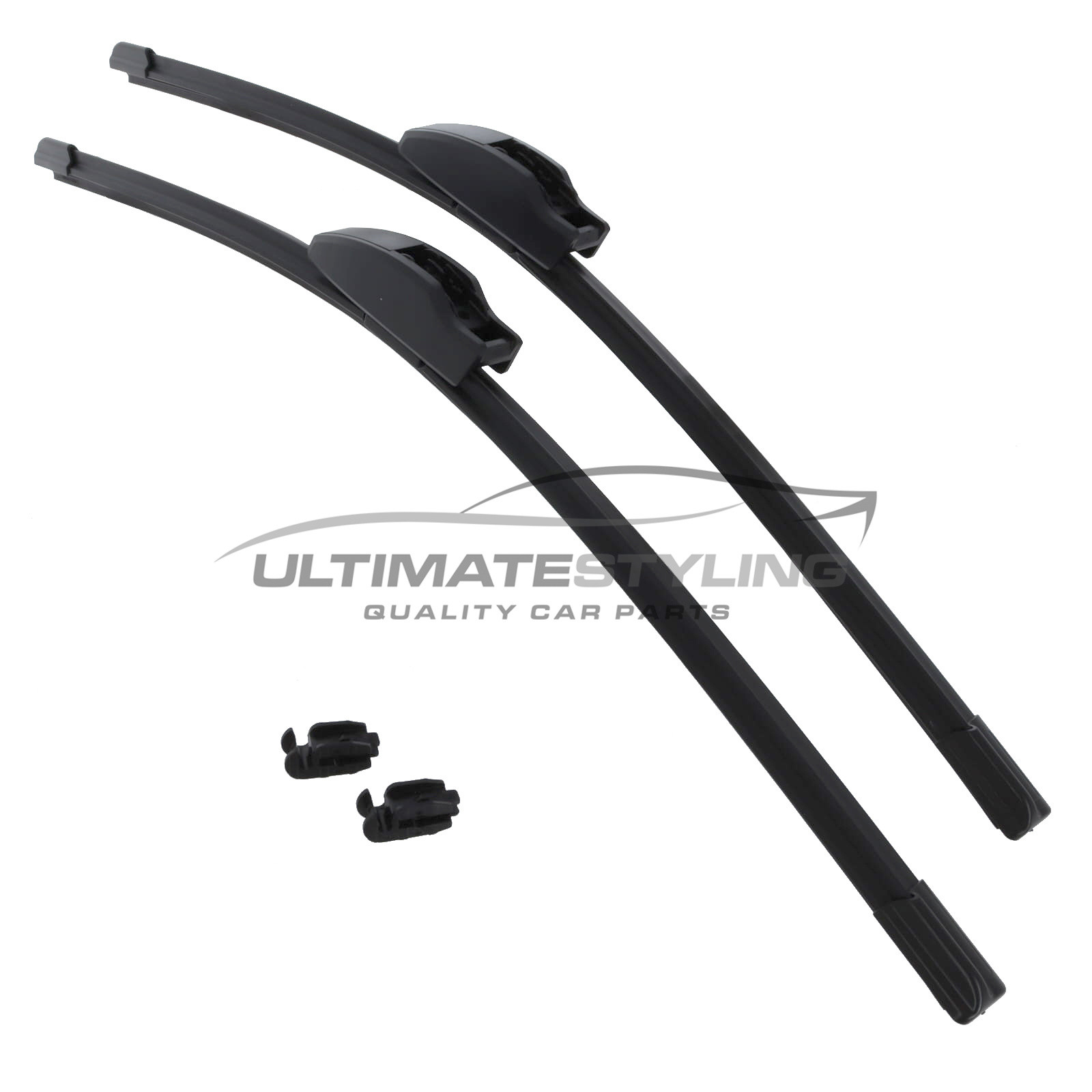 Drivers Side & Passenger Side (Front) Wiper Blades for Renault Kangoo