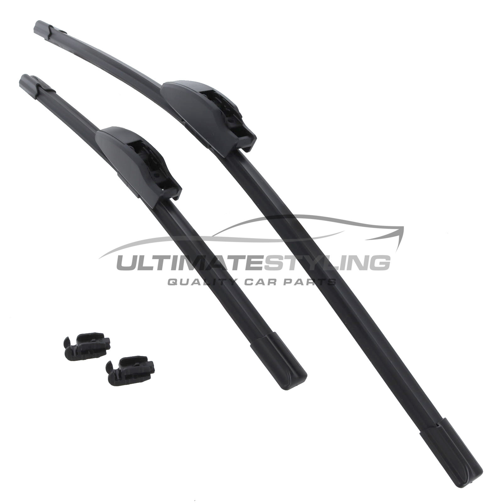 Drivers Side & Passenger Side (Front) Wiper Blades for Toyota Yaris