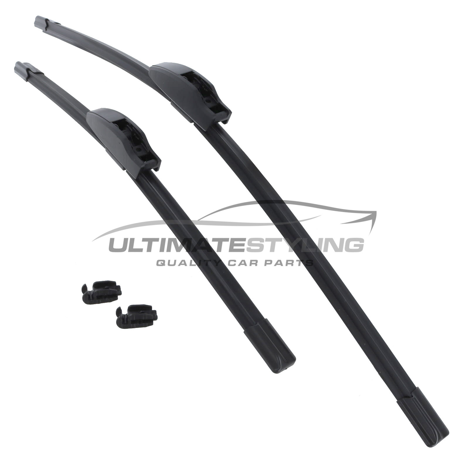 Drivers Side & Passenger Side (Front) Wiper Blades for Fiat Punto