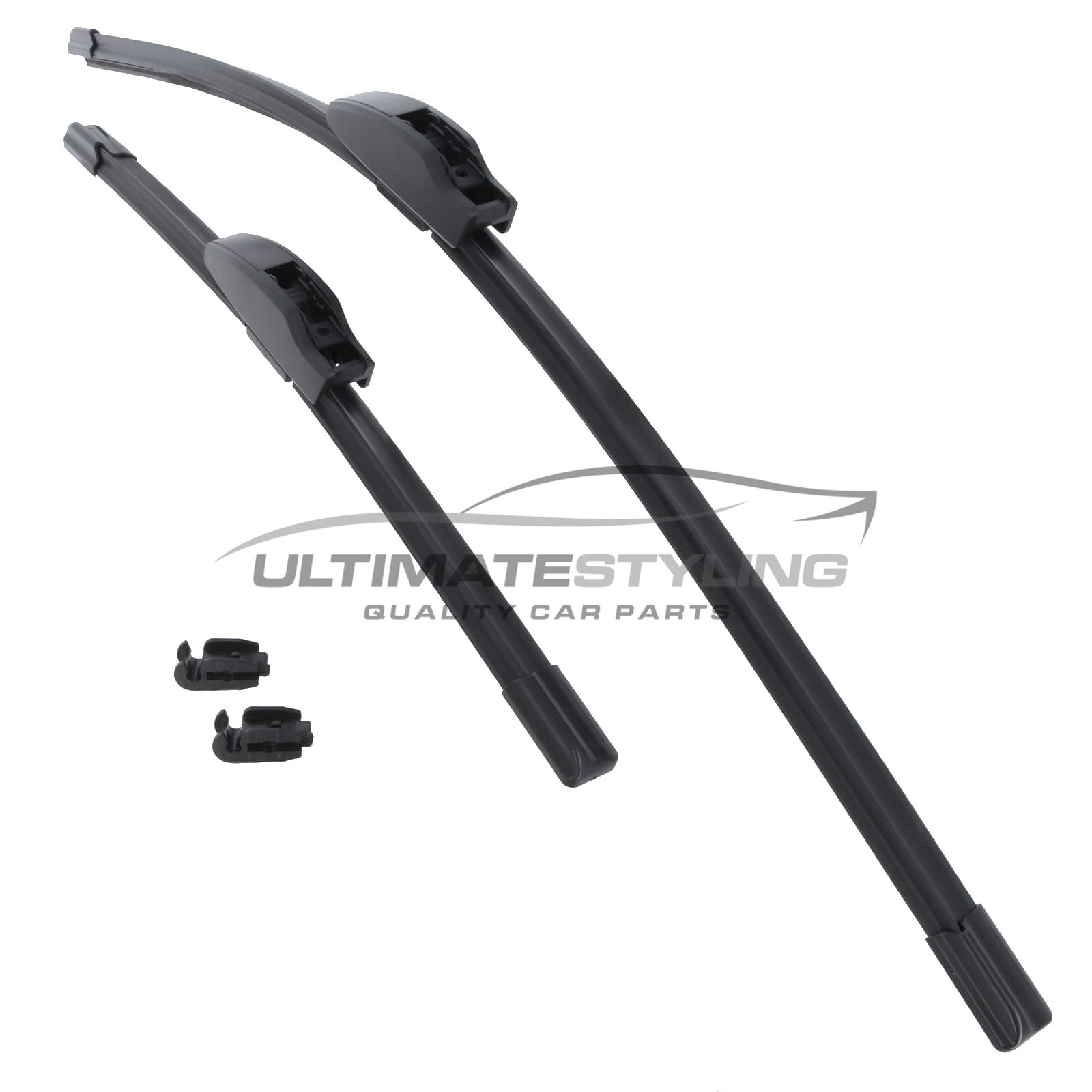 Drivers Side & Passenger Side (Front) Wiper Blades for Toyota Yaris