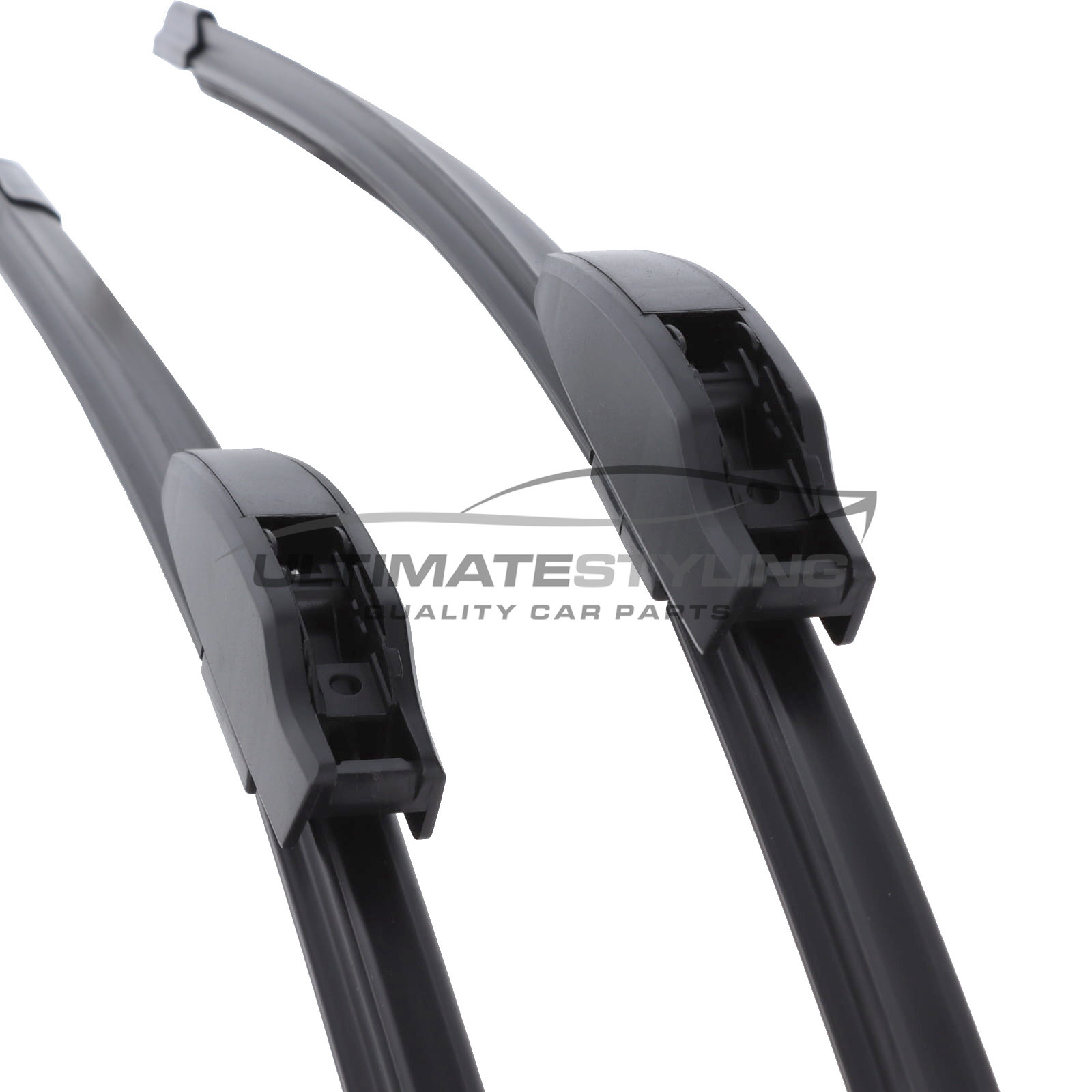 Wiper Blades - Exact Fit Aero Blades (Pair) - 60 & 48 cm - 24 & 19 inch - Multi Fitment