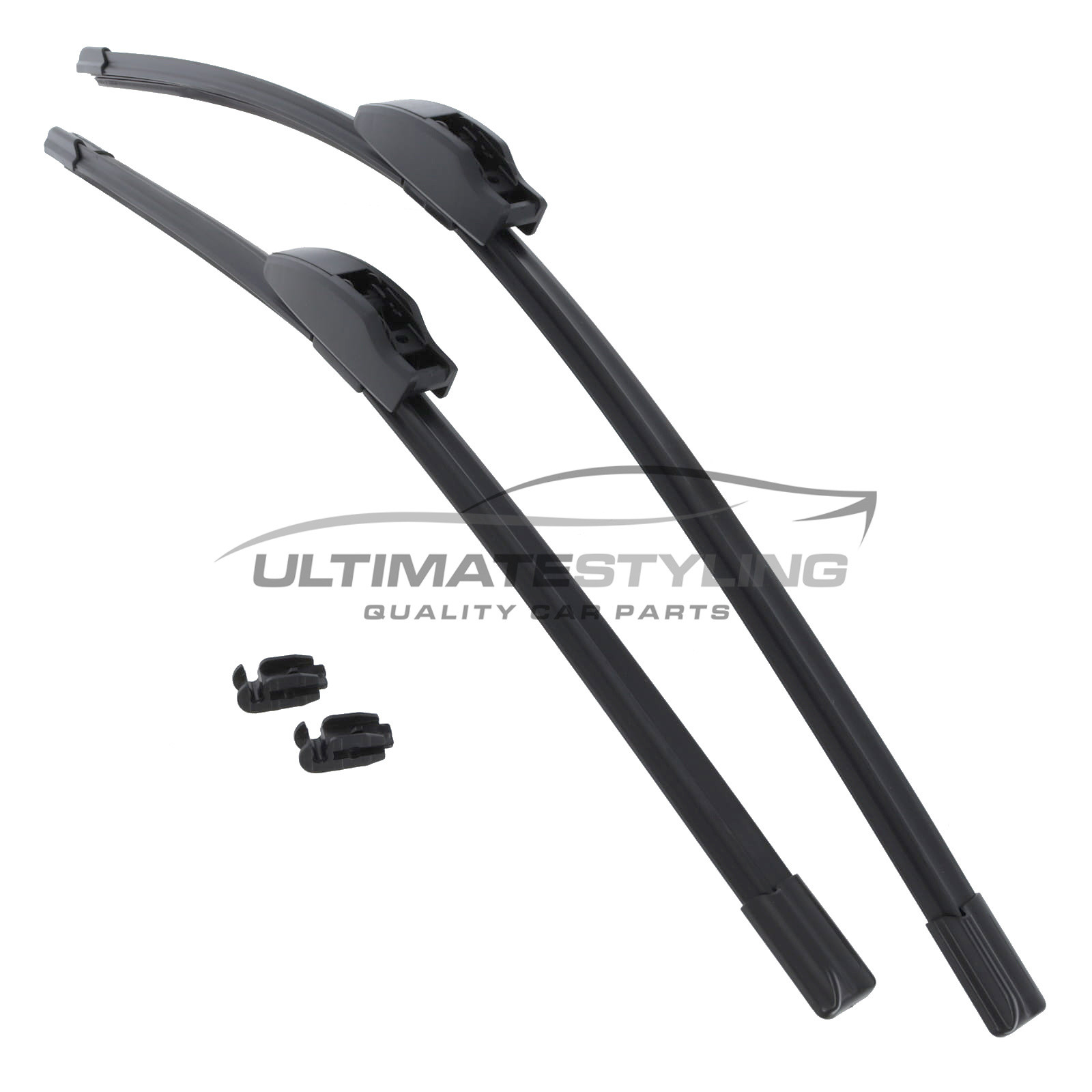 Drivers Side & Passenger Side (Front) Wiper Blades for Kia Carens