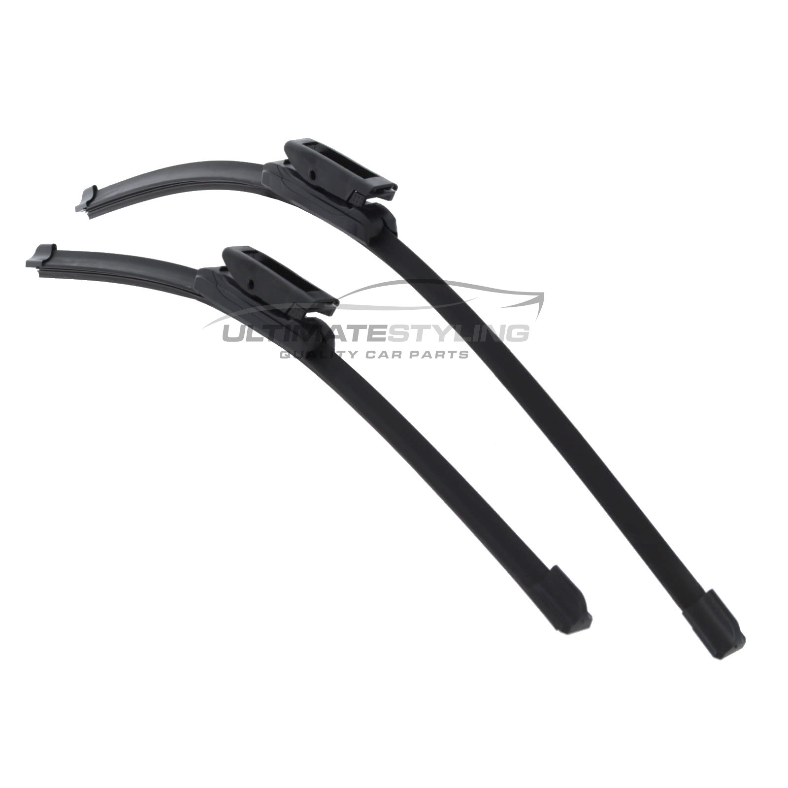 Drivers Side & Passenger Side (Front) Wiper Blades for Vauxhall Vivaro