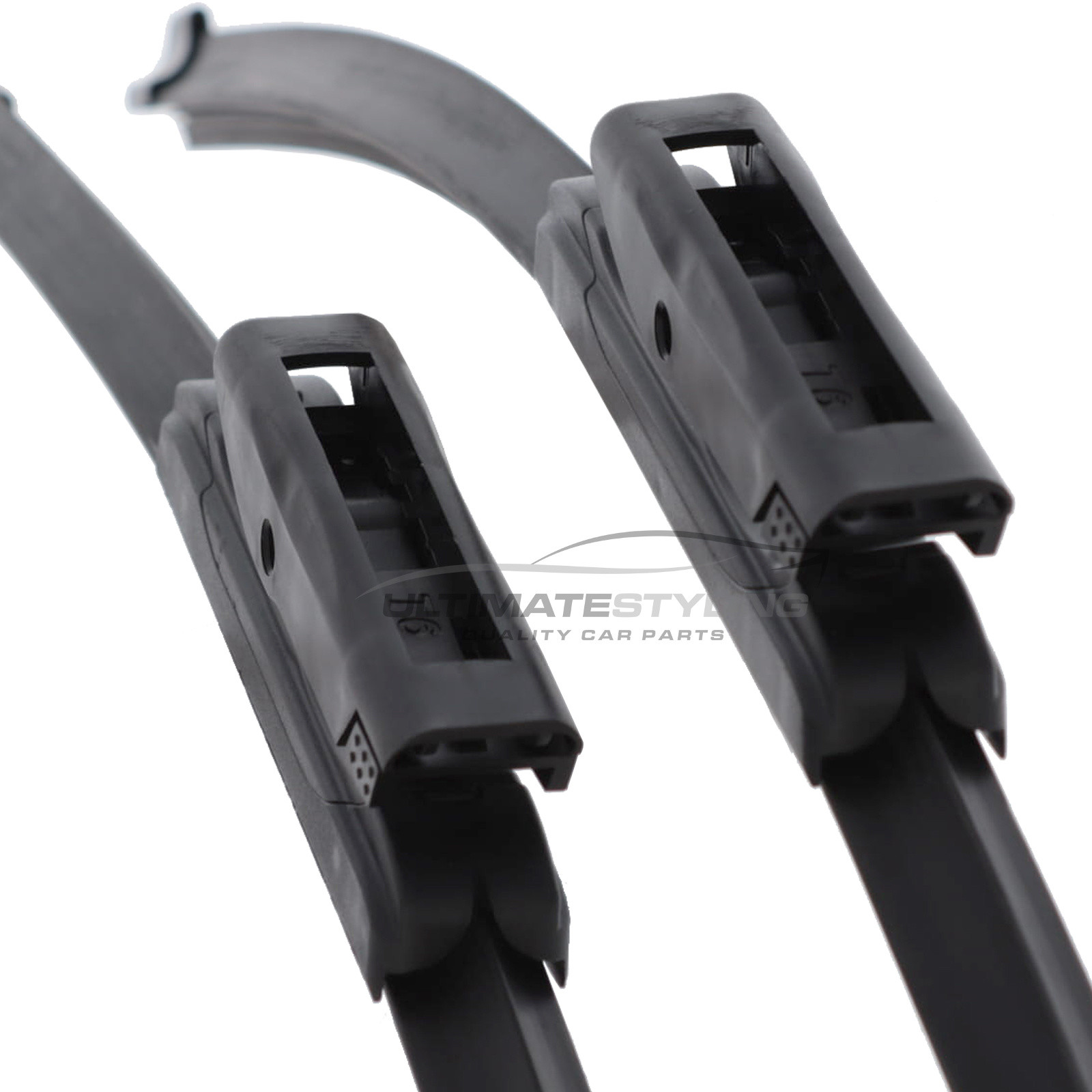 Citroen Dispatch Van 2016-2024 / SpaceTourer 2016-2021, Fiat Scudo Van 2022-2024, Peugeot Expert Van 2016-2024 / Traveller 2016-2021, Toyota Proace Verso Van 2016-2024, Vauxhall Vivaro Van 2019-2024 Exact Fit Front Windscreen Wiper Blades Set