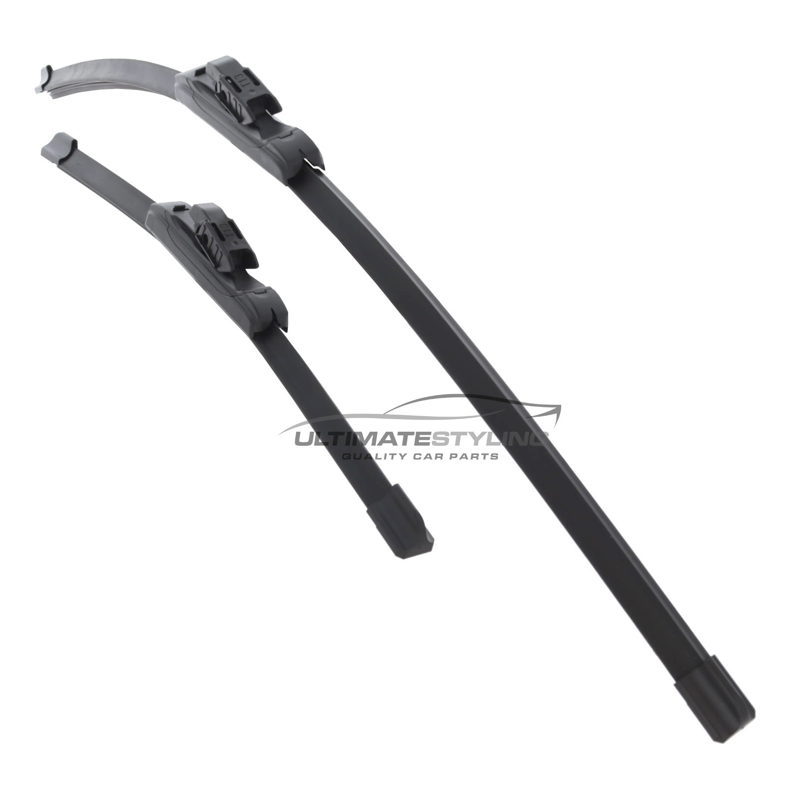 Drivers Side & Passenger Side (Front) Wiper Blades for Renault Captur