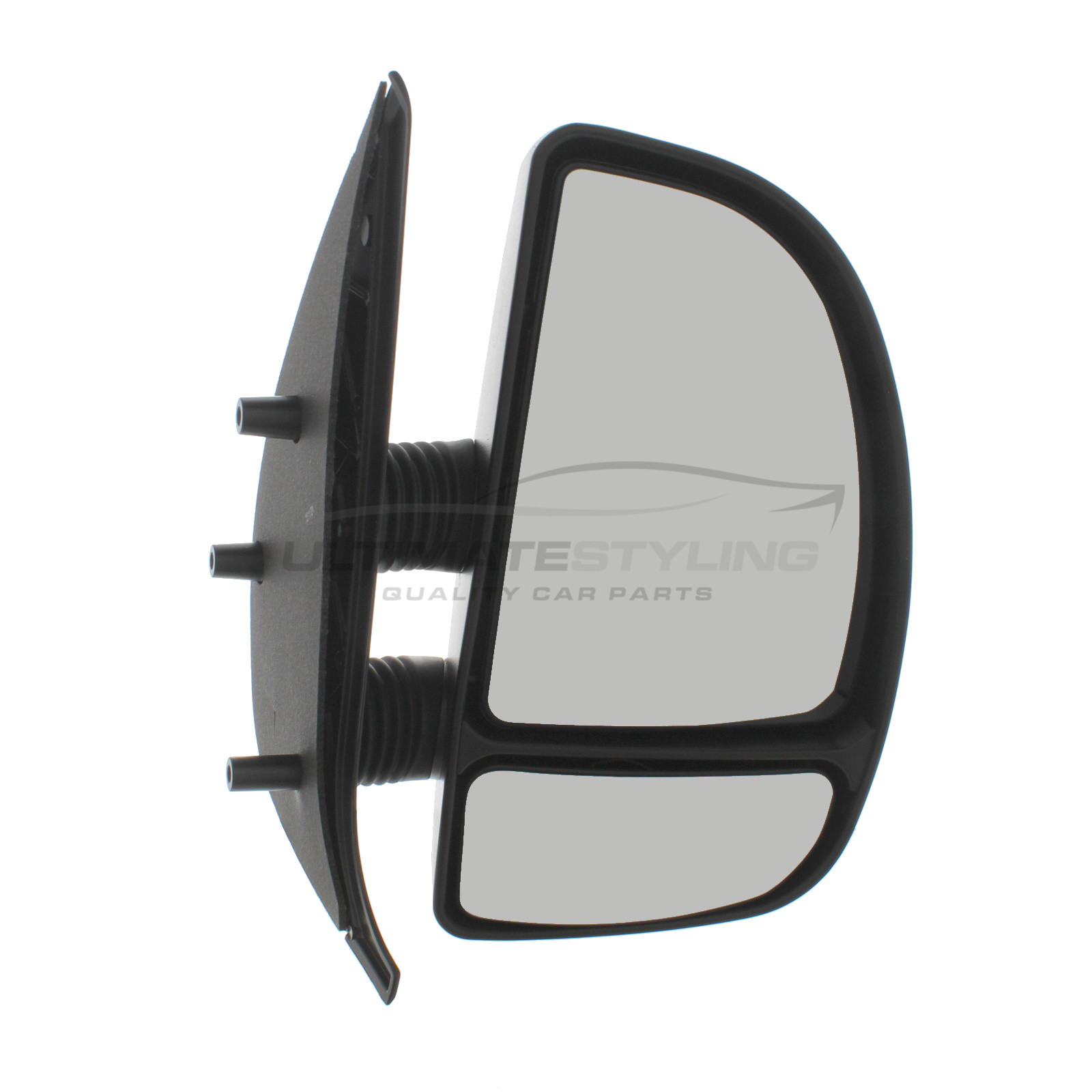 Citroen Relay, Fiat Ducato, Peugeot Boxer 1998-2006 Manual Black Short Arm Door Wing Mirror RH