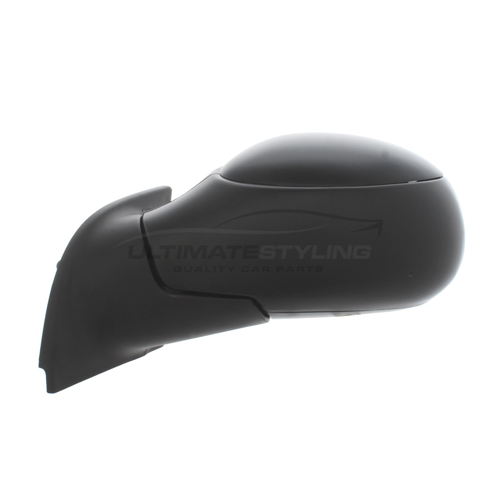 Citroen C3 Wing Mirror / Door Mirror - Passenger Side (LH) - Cable adjustment - Non-Heated Glass - Black