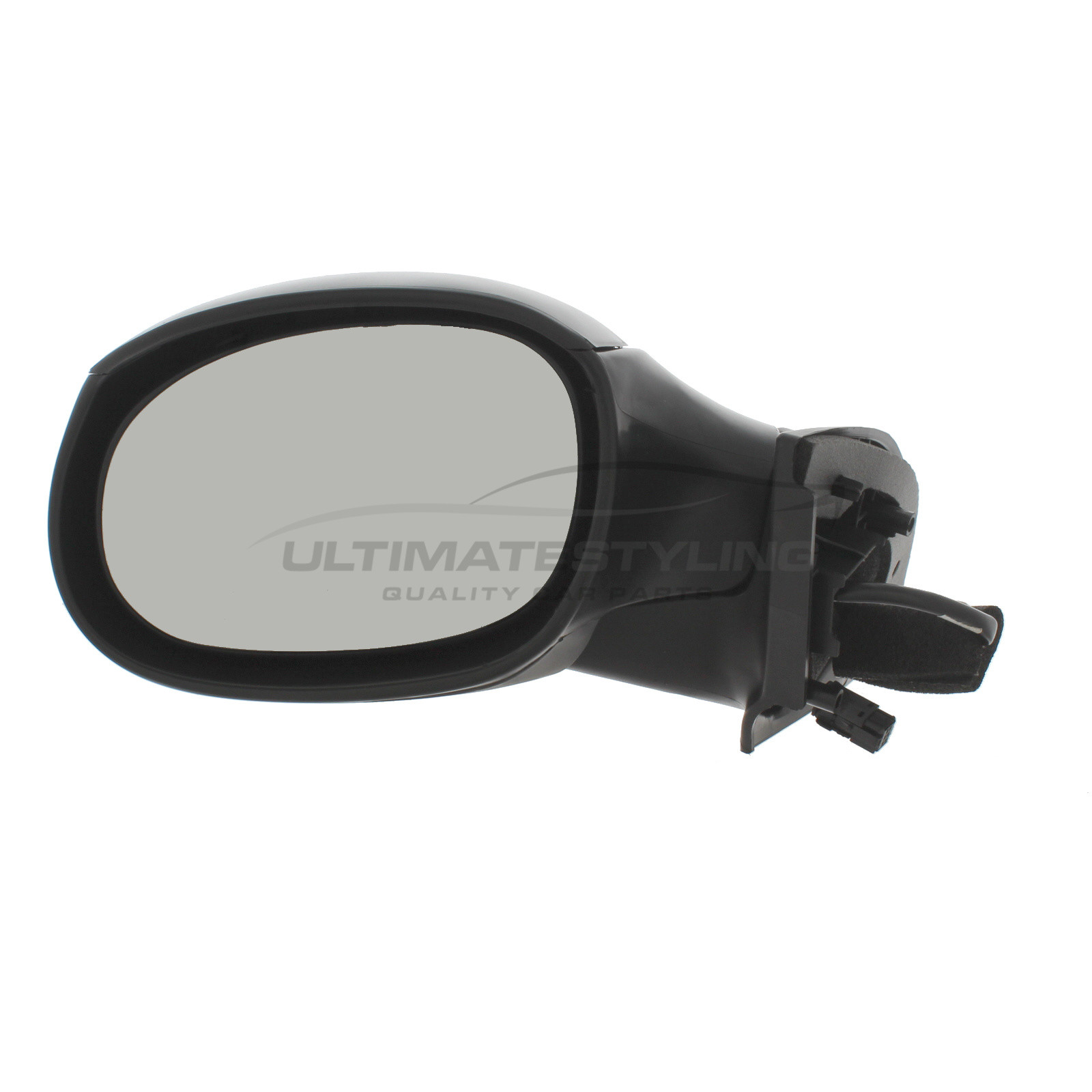 Citroen C3 Wing Mirror / Door Mirror - Passenger Side (LH) - Electric adjustment - Non-Heated Glass - Black