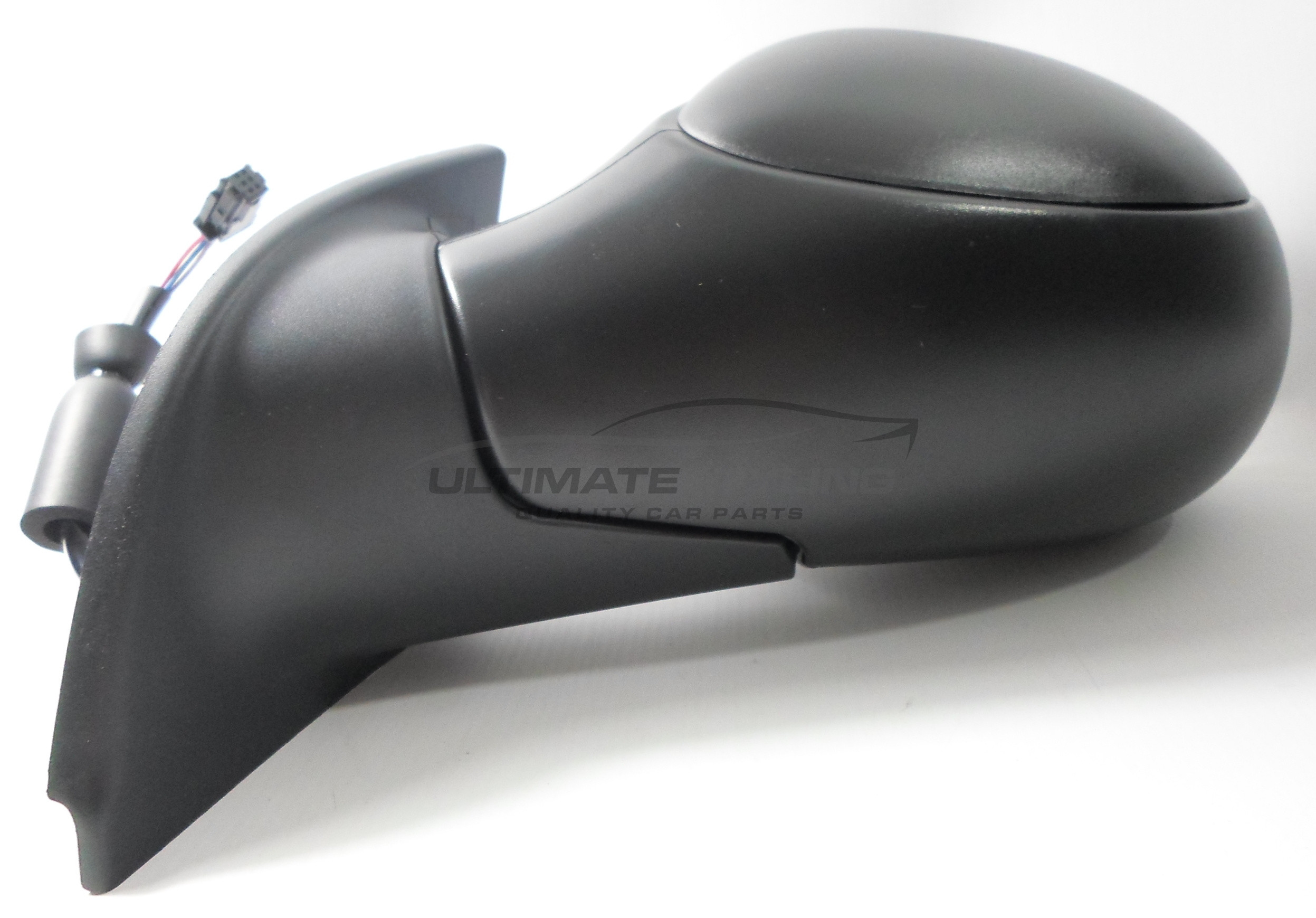 Citroen C3 Wing Mirror / Door Mirror - Passenger Side (LH) - Electric adjustment - Non-Heated Glass - Black