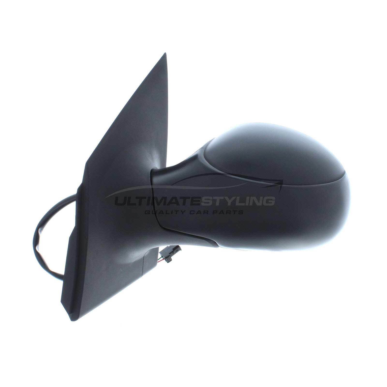 Citroen C2 Wing Mirror / Door Mirror - Passenger Side (LH) - Electric adjustment - Heated Glass - Black