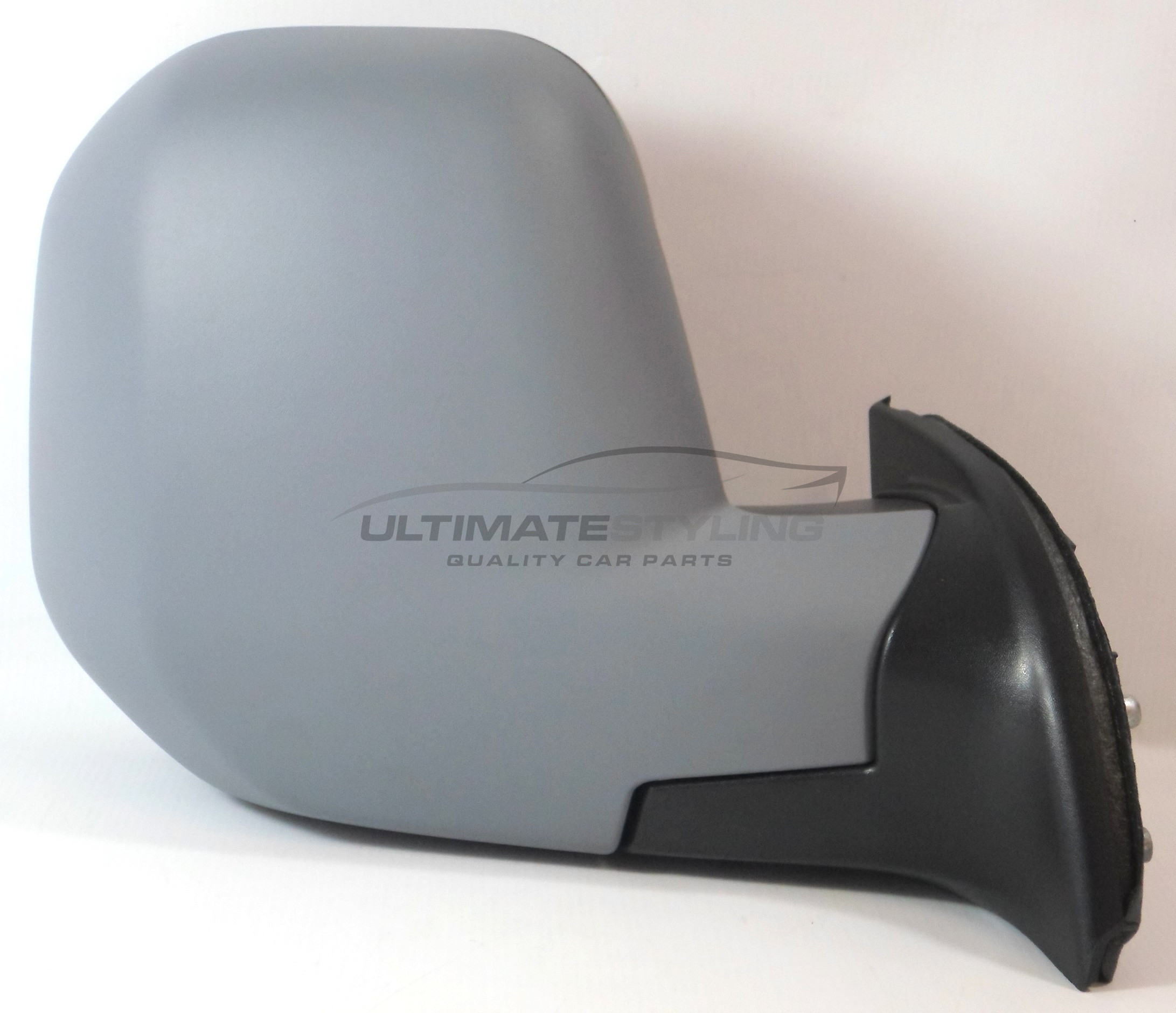 Citroen Berlingo, Peugeot Partner Wing Mirror / Door Mirror - Drivers Side (RH) - Electric adjustment - Heated Glass - Temperature Sensor - Primed