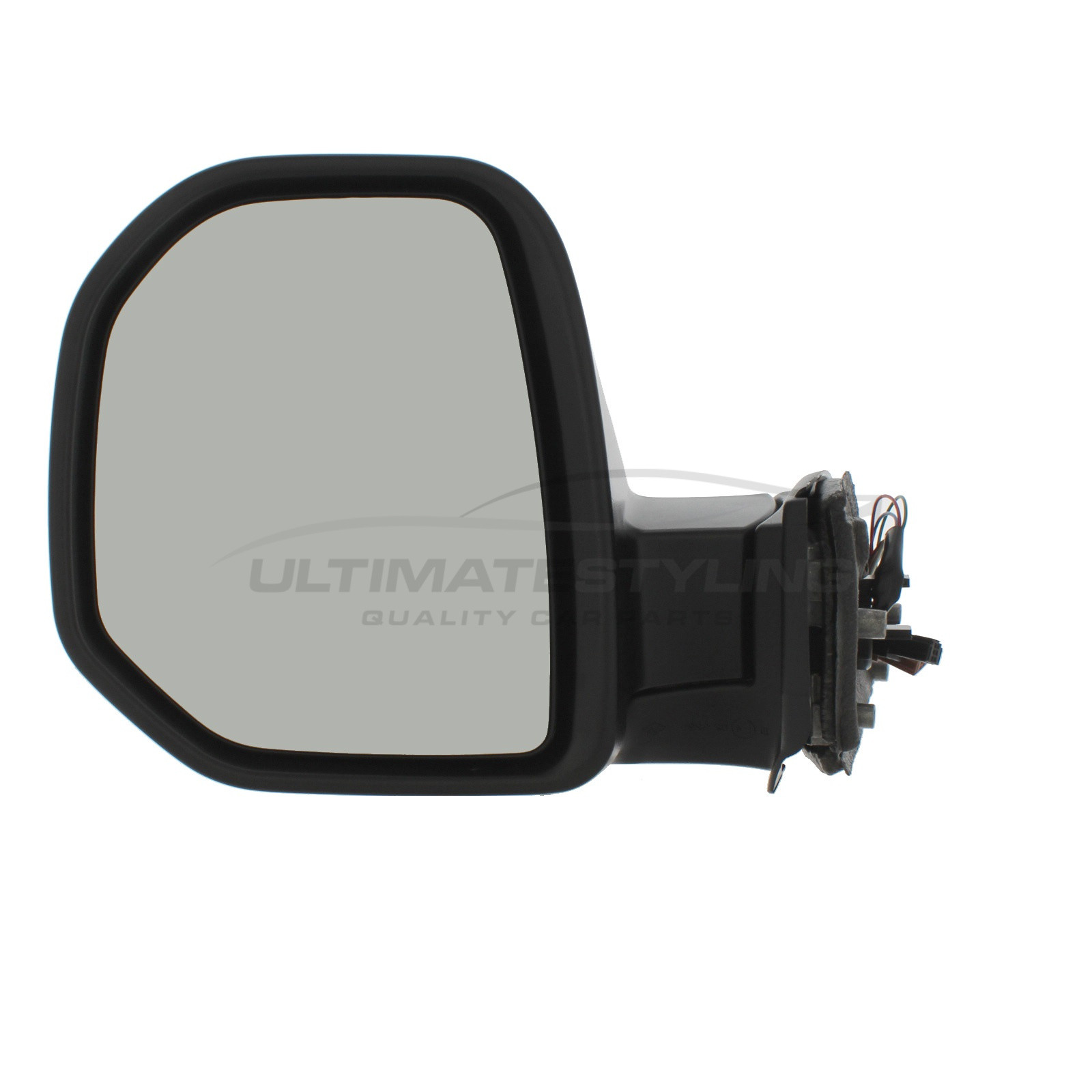 Citroen Berlingo, Peugeot Partner Wing Mirror / Door Mirror - Passenger Side (LH) - Electric adjustment - Heated Glass - Primed